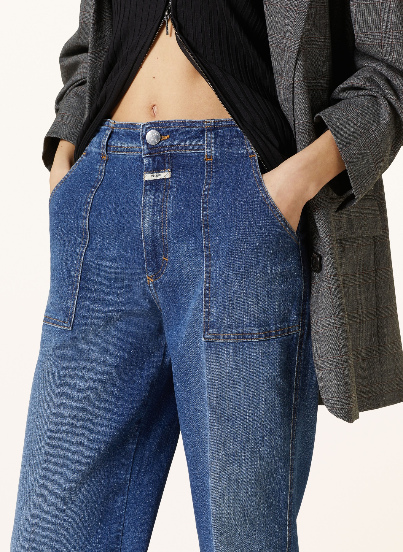 CLOSED Flared Jeans ARIA, Farbe: BLAU (Bild 5)