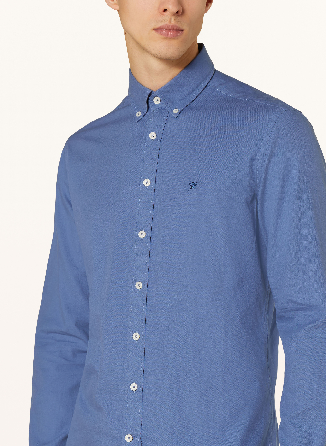 HACKETT LONDON Oxfordhemd Slim Fit, Farbe: BLAU (Bild 4)