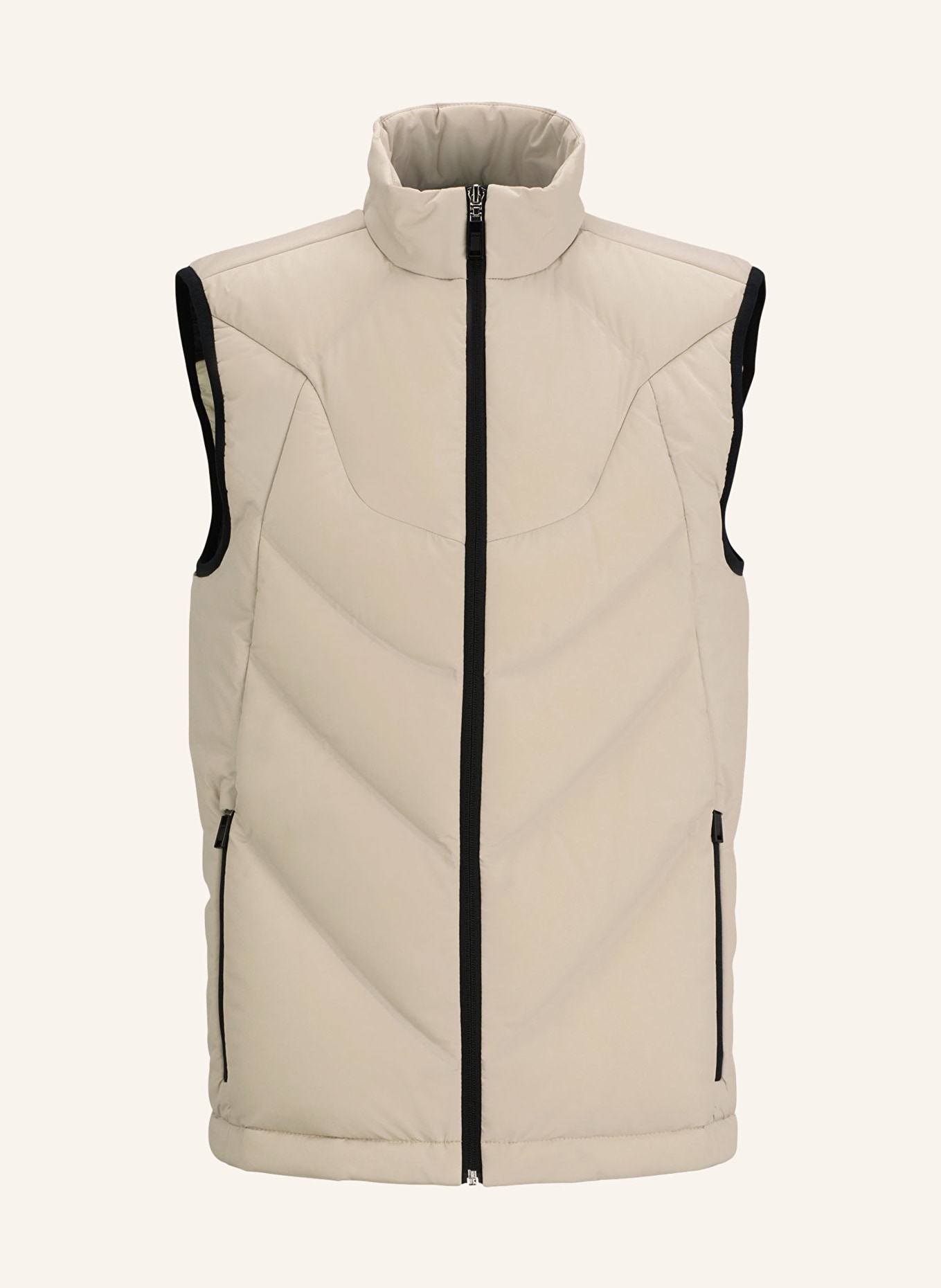 BOSS Down vest, Color: BEIGE (Image 1)