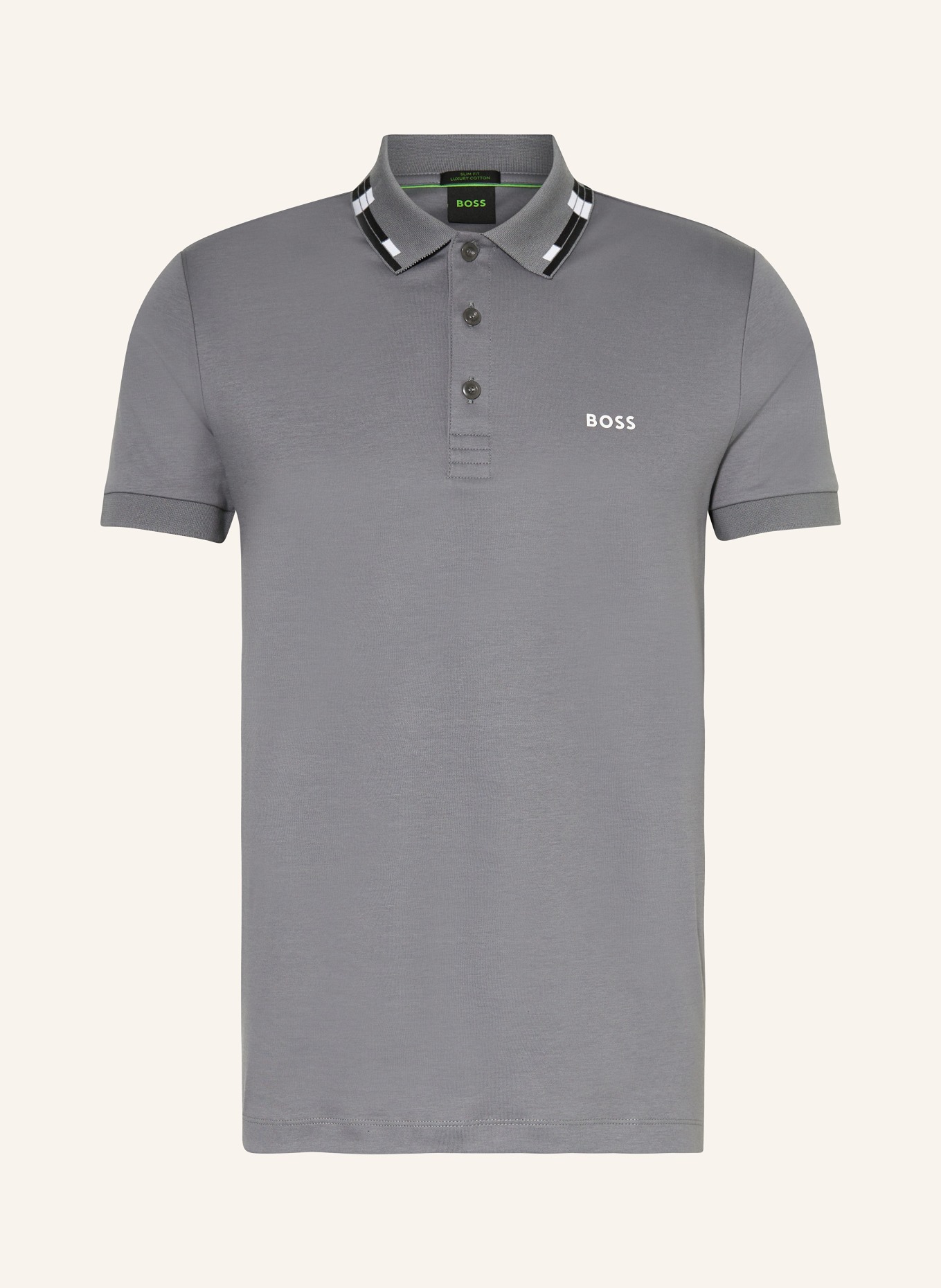 BOSS Jersey-Poloshirt PAULE, Farbe: GRAU (Bild 1)