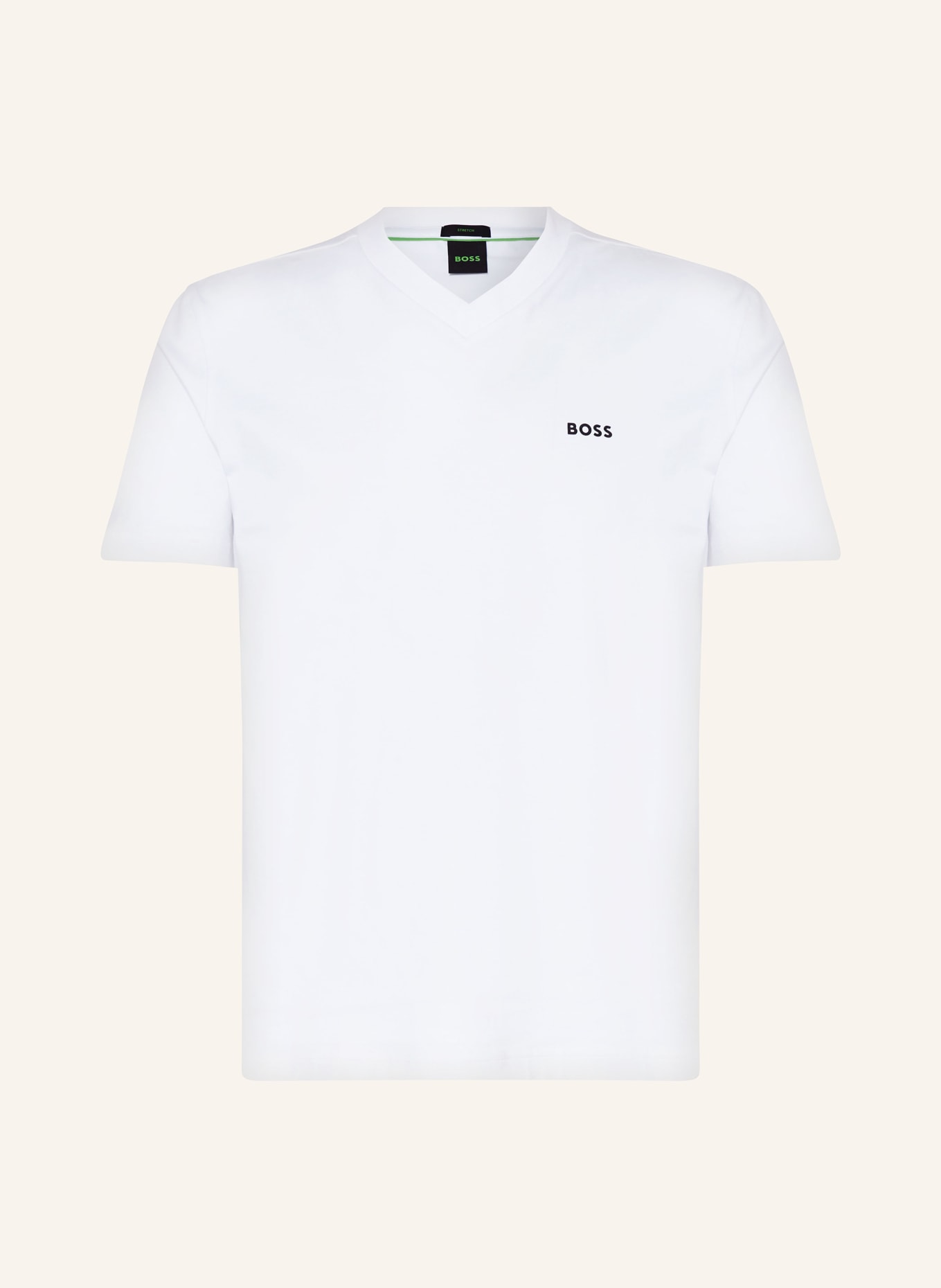BOSS T-Shirt, Farbe: WEISS/ SCHWARZ (Bild 1)