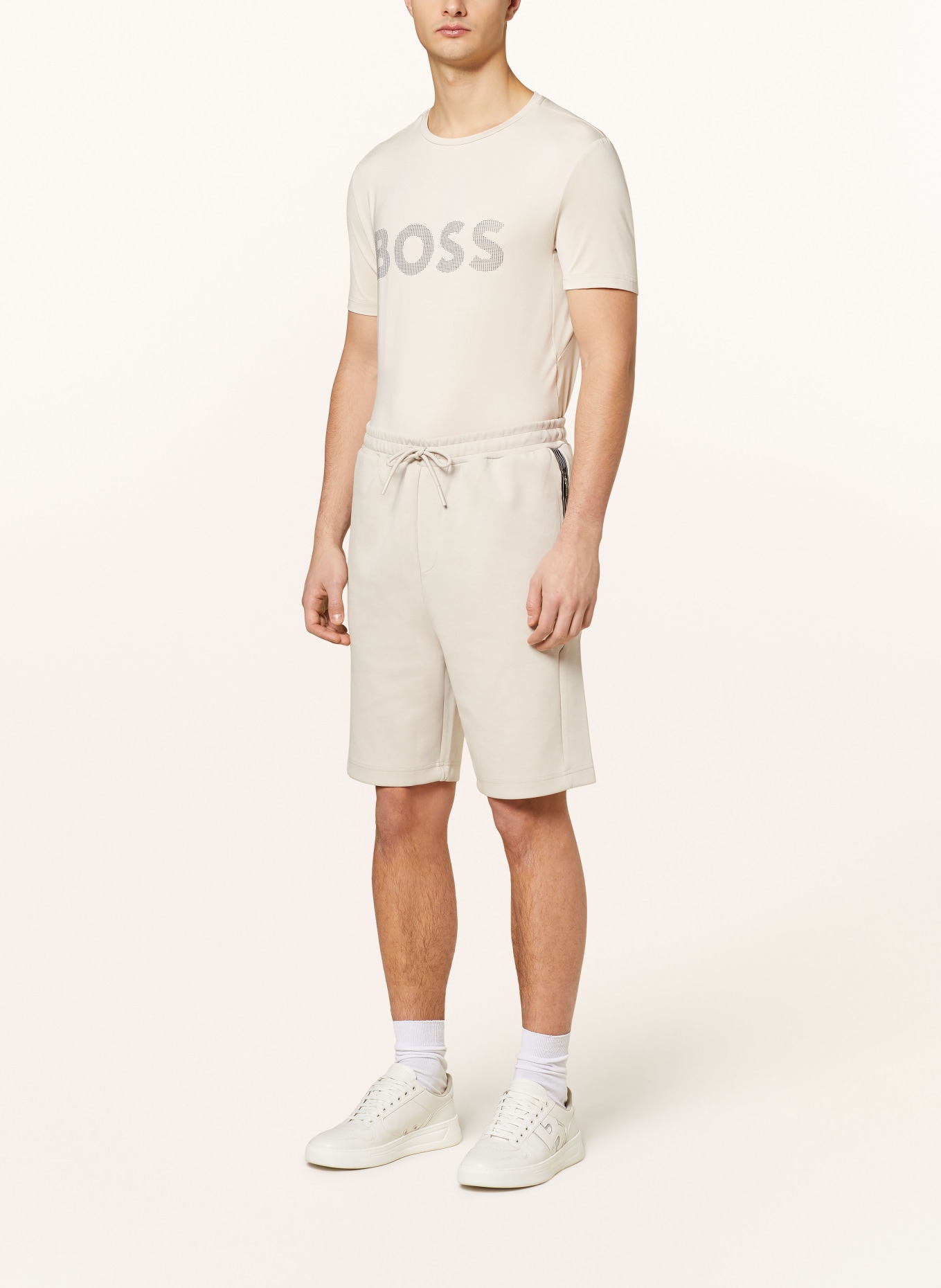 BOSS Functional shirt ACTIVE, Color: BEIGE (Image 2)