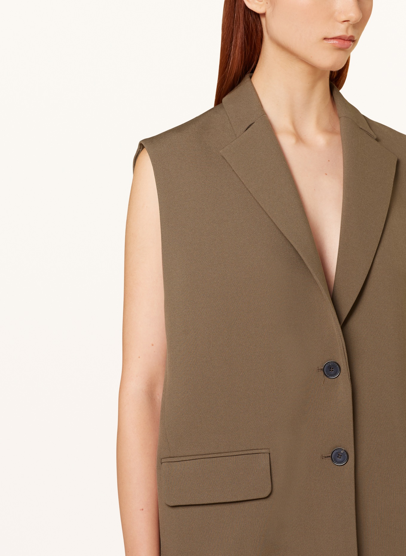 CLOSED Blazer vest, Color: BROWN (Image 4)