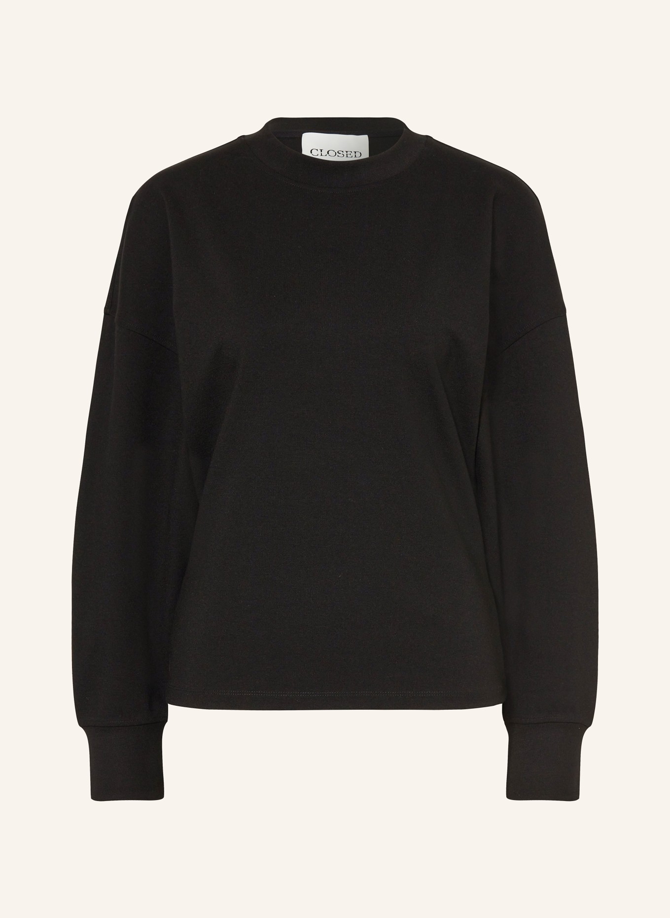 CLOSED Sweatshirt, Color: BLACK (Image 1)