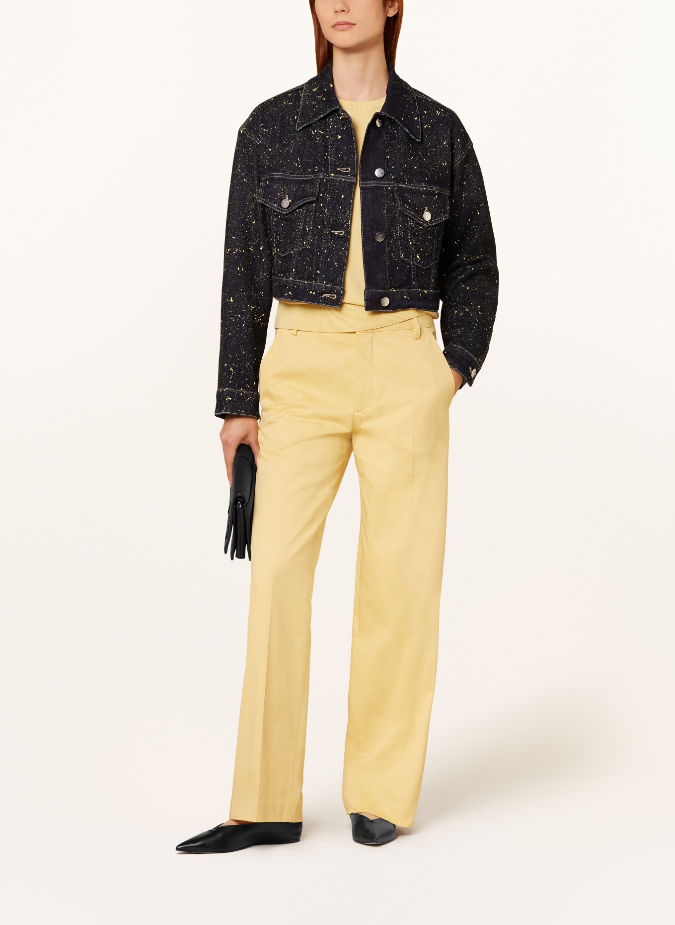 CLOSED Krótka kurtka jeansowa, Kolor: GRANATOWY (Obrazek 2)