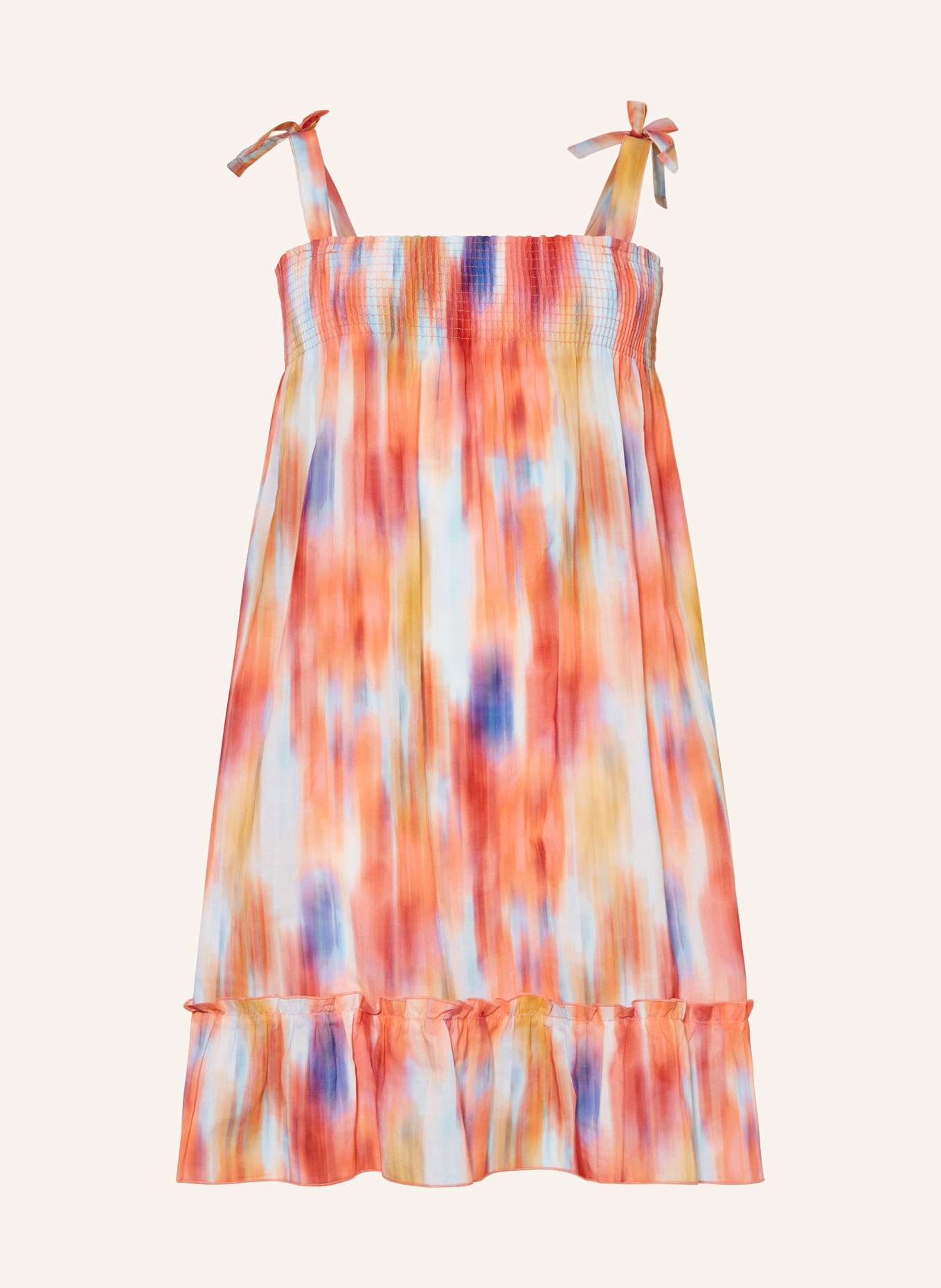 VILEBREQUIN Sukienka plażowa GLOSS, Kolor: JASNOCZERWONY/ POMARAŃCZOWY/ TURKUSOWY (Obrazek 1)