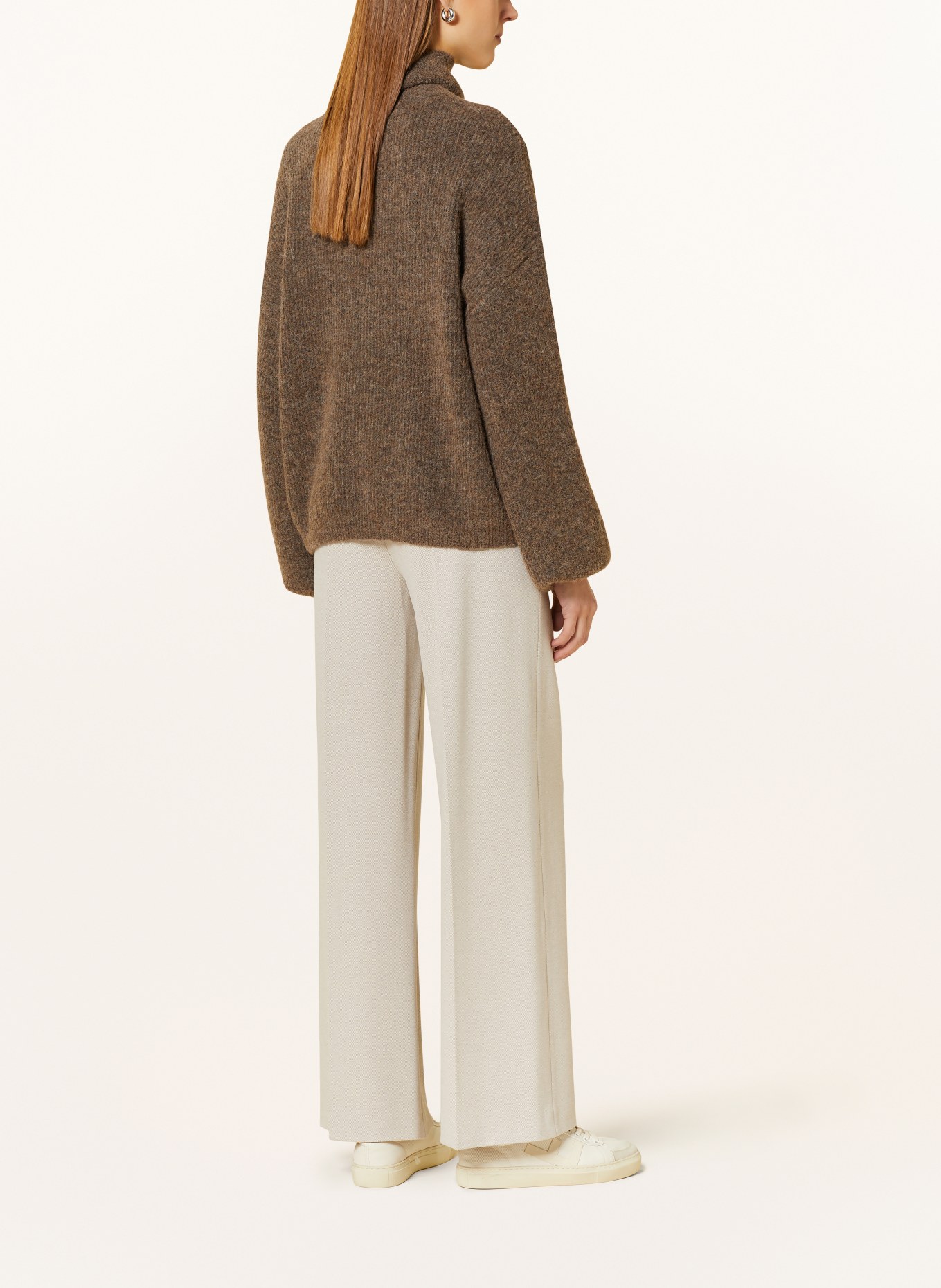 DRYKORN Wide leg trousers BEFORE, Color: LIGHT BROWN (Image 3)