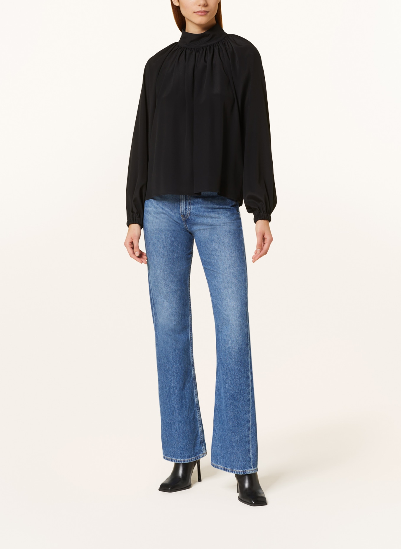 DRYKORN Shirt blouse DUMONDA, Color: BLACK (Image 2)