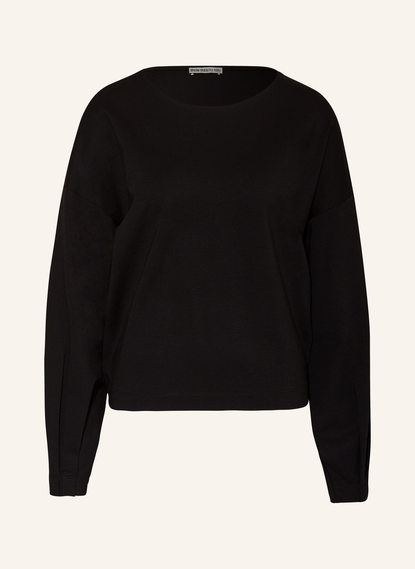 DRYKORN Longsleeve GADESSY: SCHWARZ