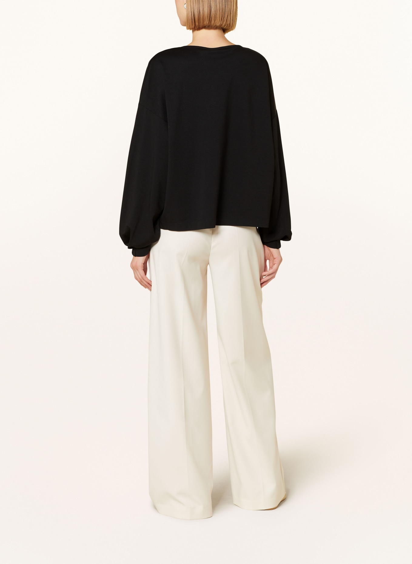 DRYKORN Longsleeve GADESSY: SCHWARZ