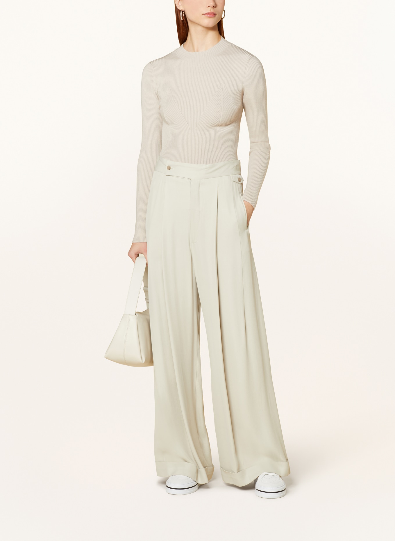 DRYKORN Cropped sweater RICKIE, Color: BEIGE (Image 2)