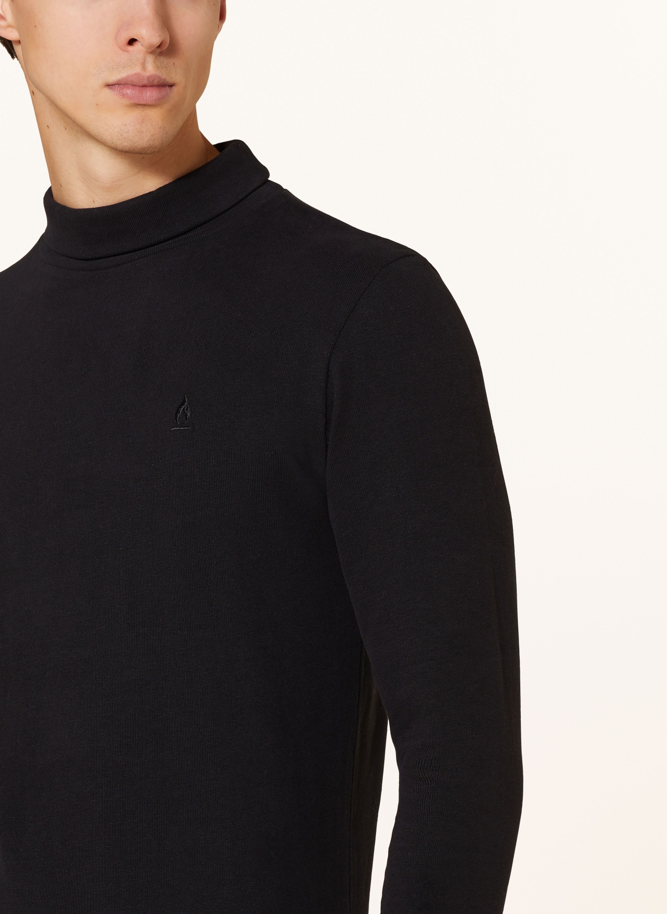 DRYKORN Turtleneck shirt EMANUEL, Color: BLACK (Image 5)