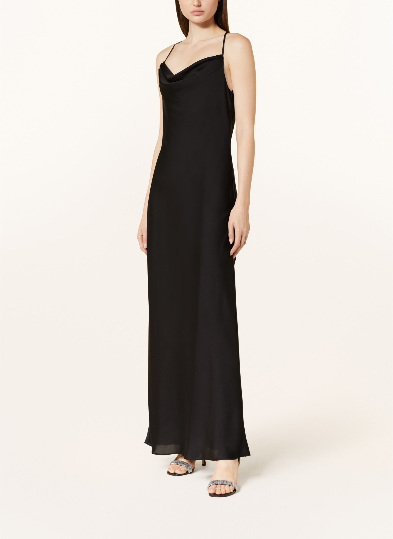 SWING Evening dress with decorative gems, Color: BLACK (Image 2)