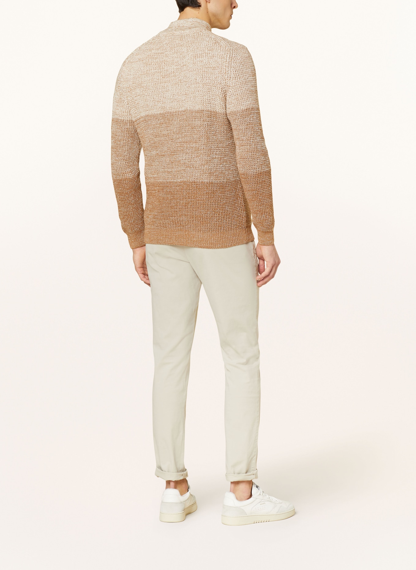 JOOP! JEANS Half-zip sweater DAMIANO, Color: BEIGE/ BROWN (Image 3)
