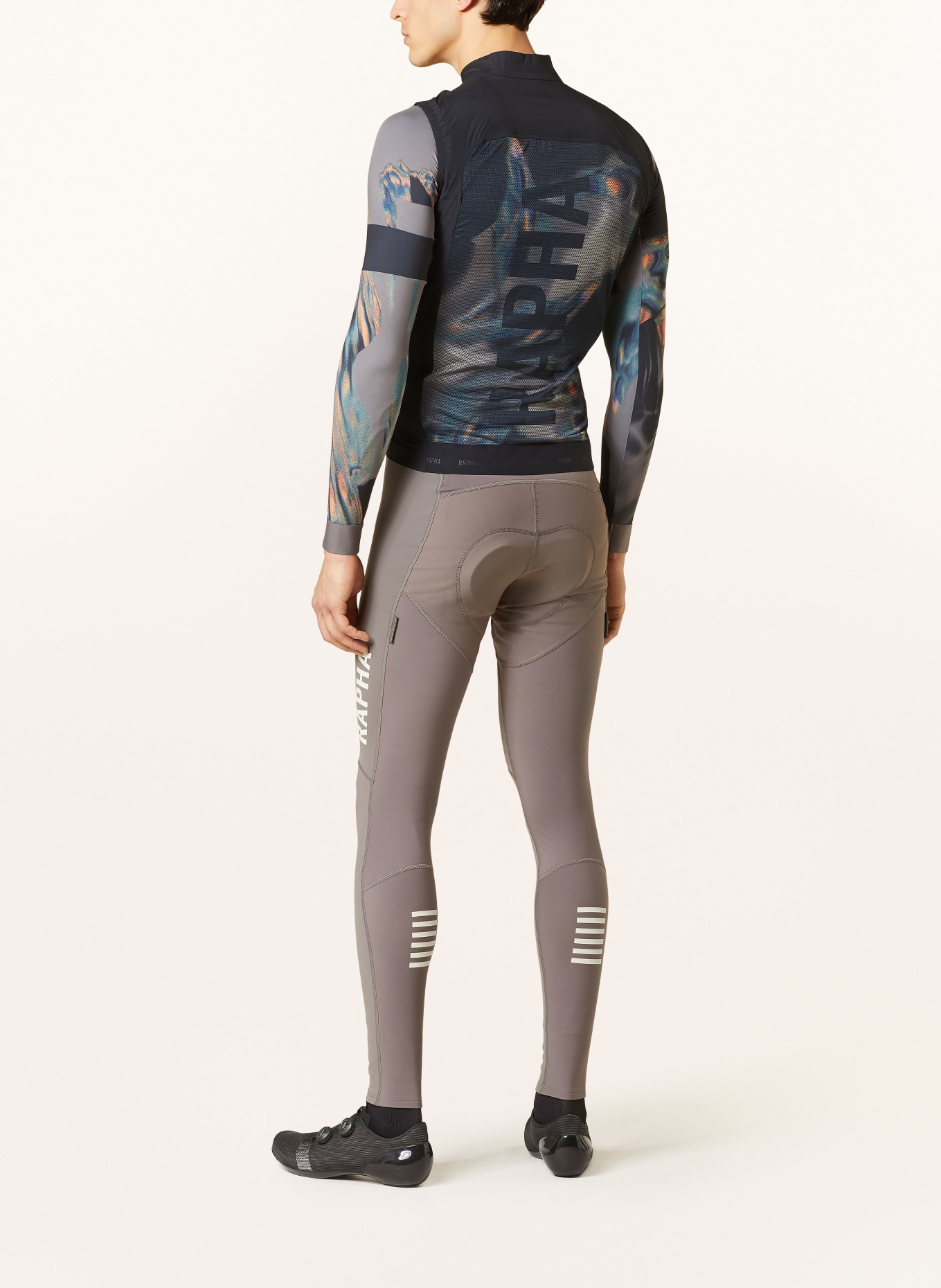 Rapha Cycling vest PRO TEAM, Color: BLACK/ GRAY/ ORANGE (Image 3)