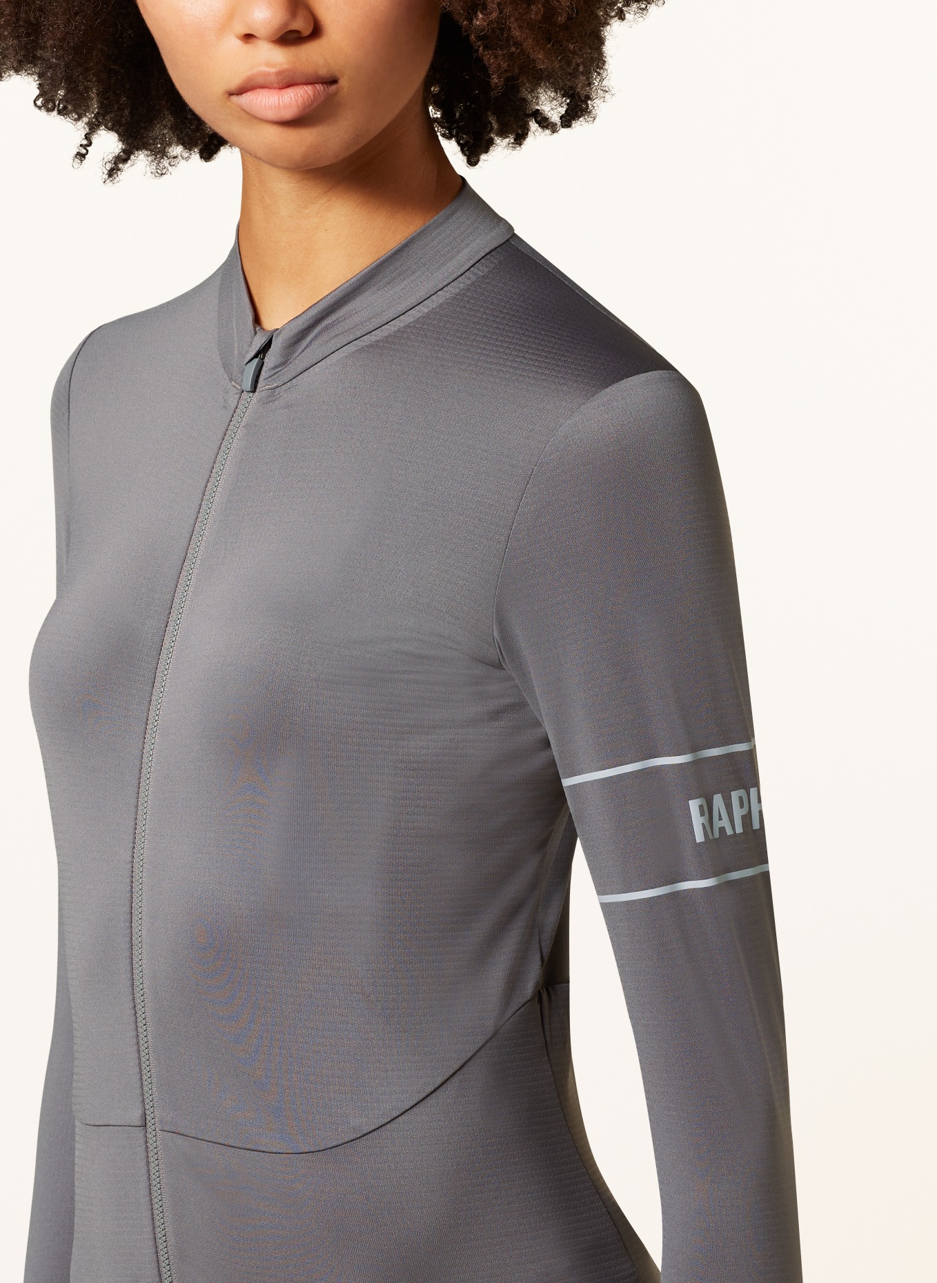 Rapha Thermal cycling jersey PRO TEAM, Color: GRAY (Image 4)