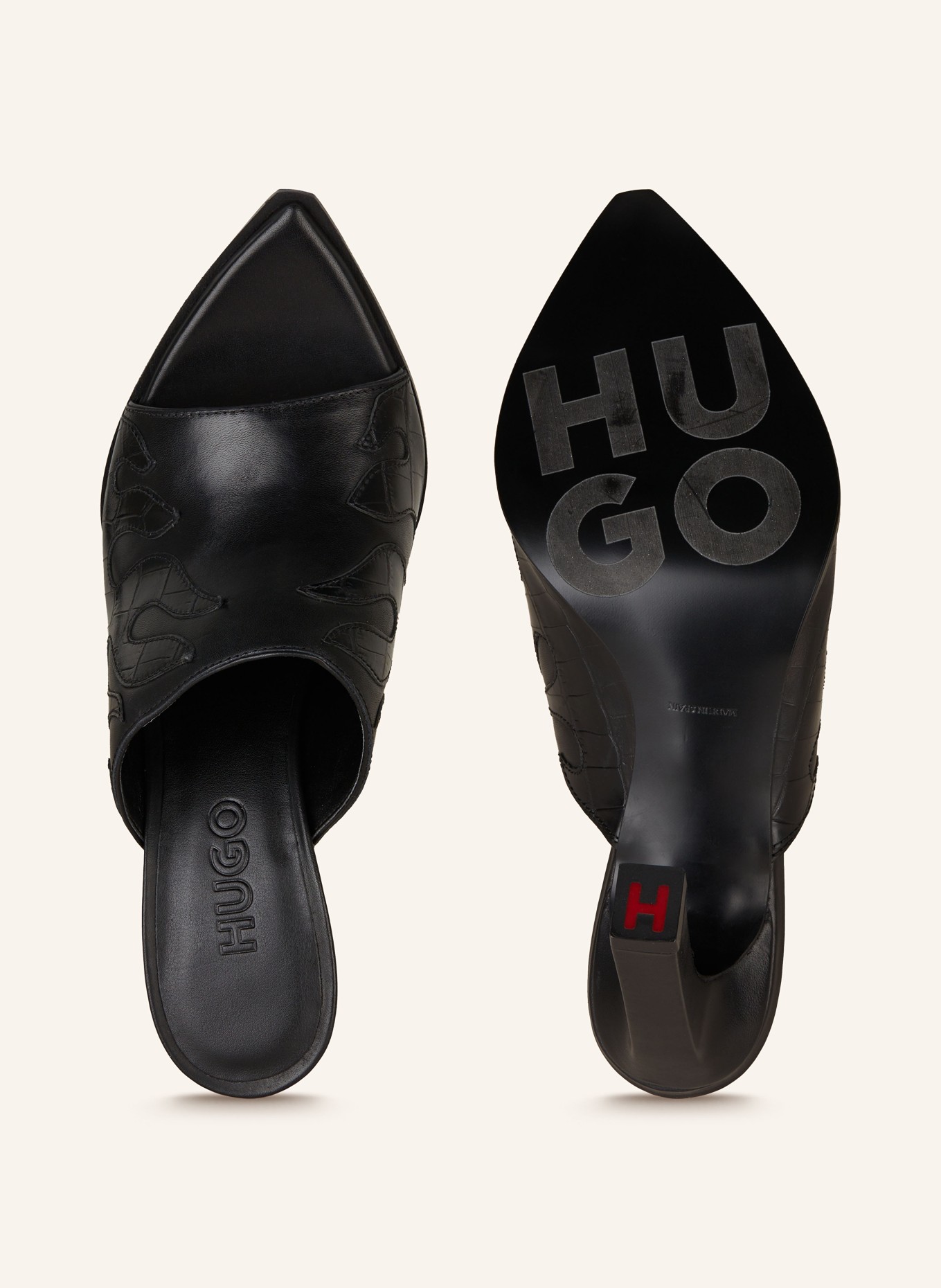 HUGO Mules TARAH, Color: BLACK (Image 5)