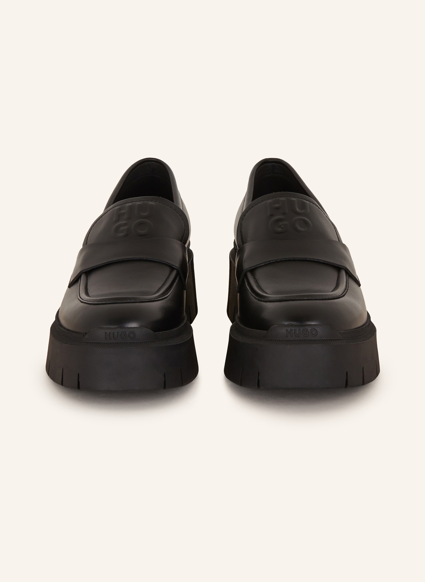 HUGO Platform loafers KRIS, Color: BLACK (Image 3)