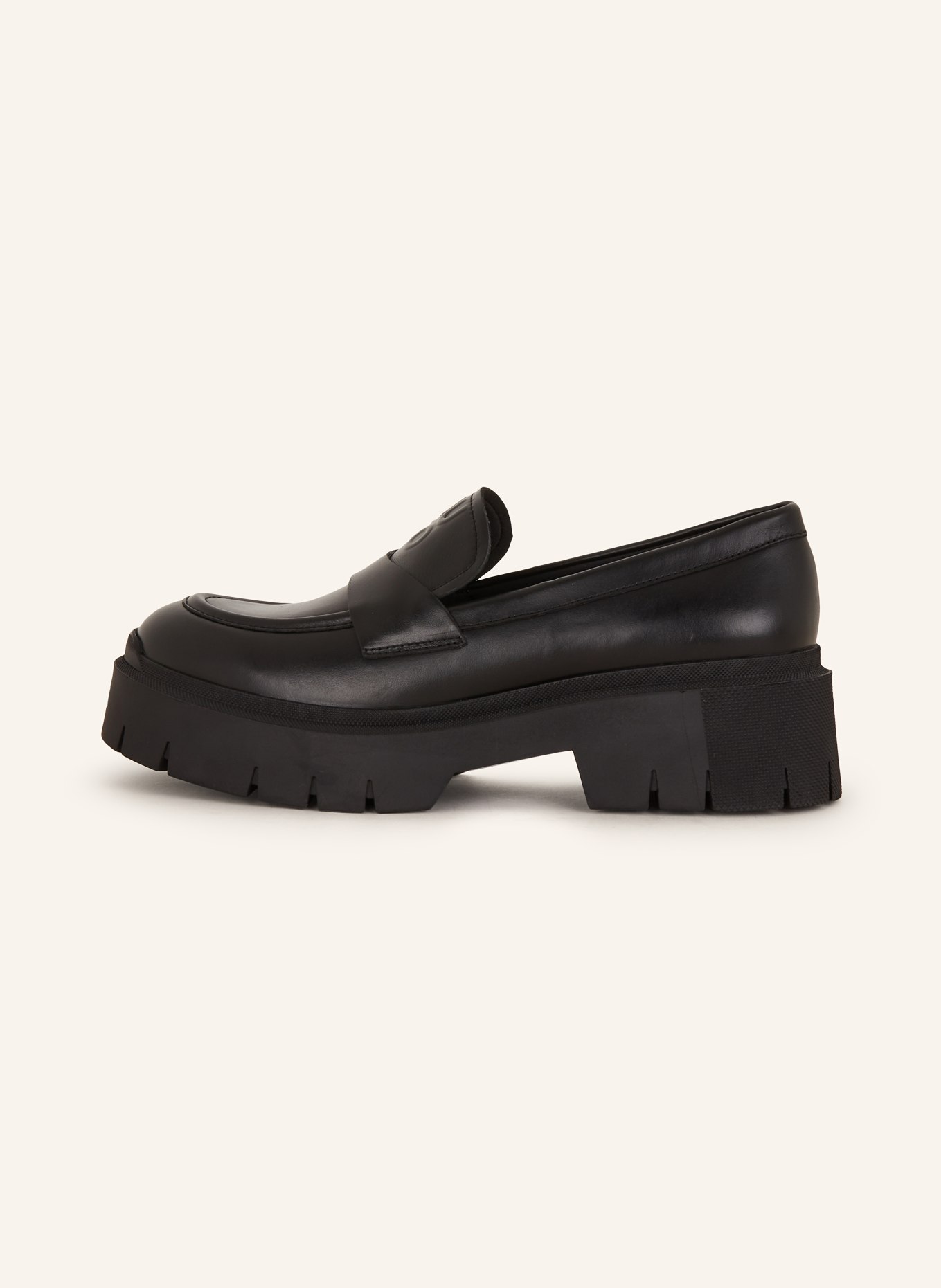 HUGO Platform loafers KRIS, Color: BLACK (Image 4)