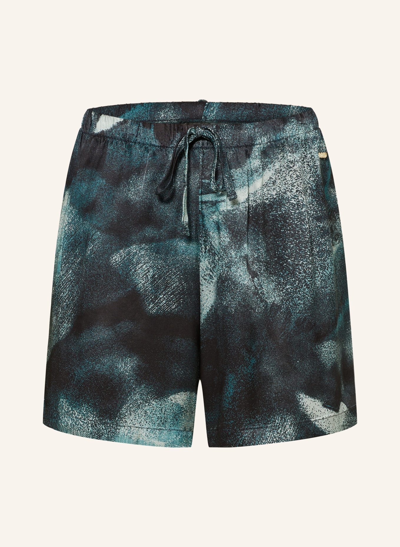BOSS Pajama shorts SEASONAL, Color: DARK GREEN/ TEAL (Image 1)