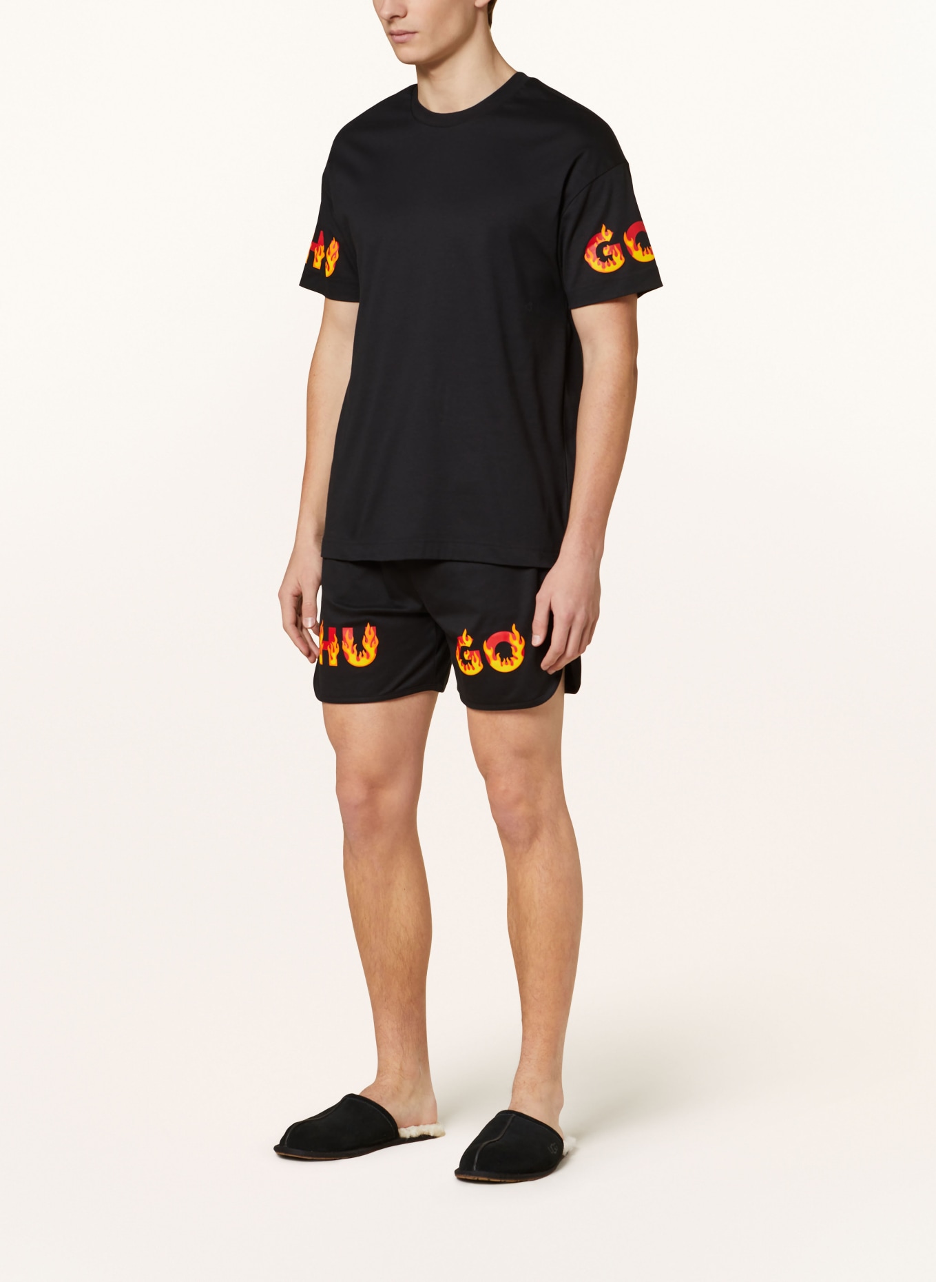 HUGO Pajama shorts, Color: BLACK (Image 2)