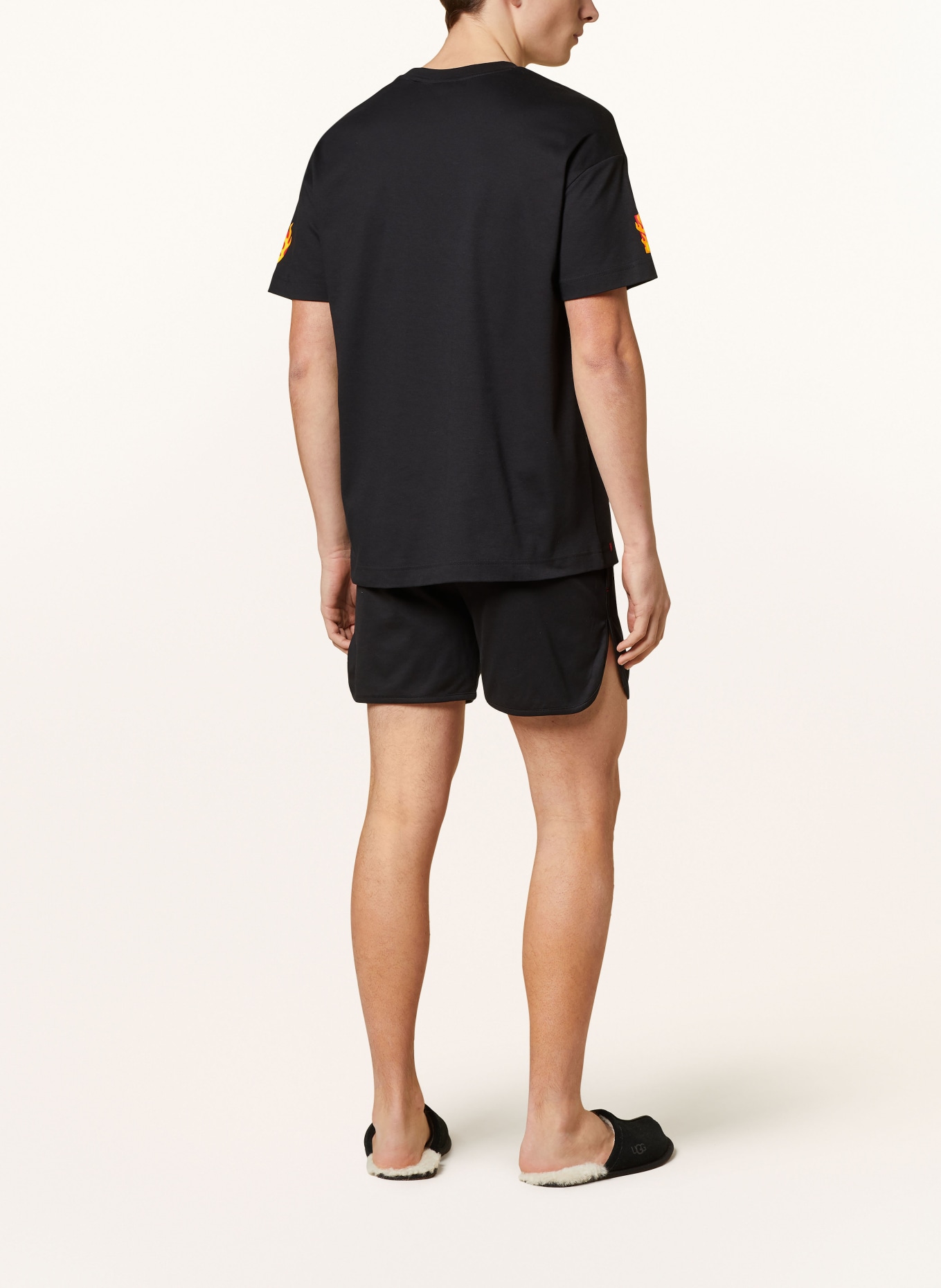 HUGO Pajama shorts, Color: BLACK (Image 3)