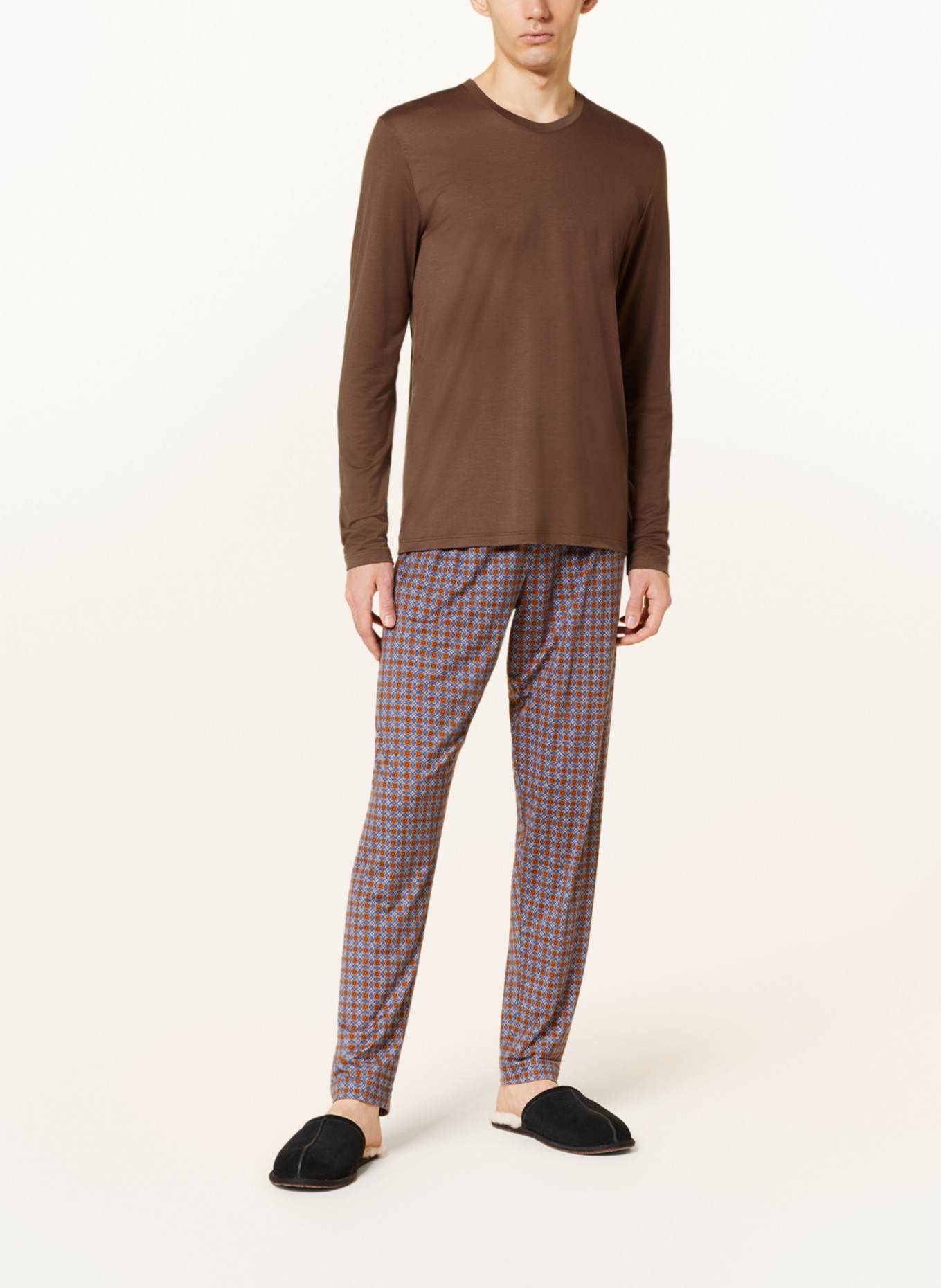 mey Pajama shirt series SELECTION, Color: KHAKI (Image 2)