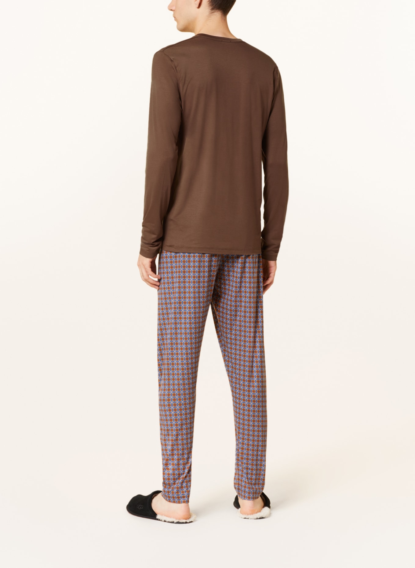 mey Pajama shirt series SELECTION, Color: KHAKI (Image 3)