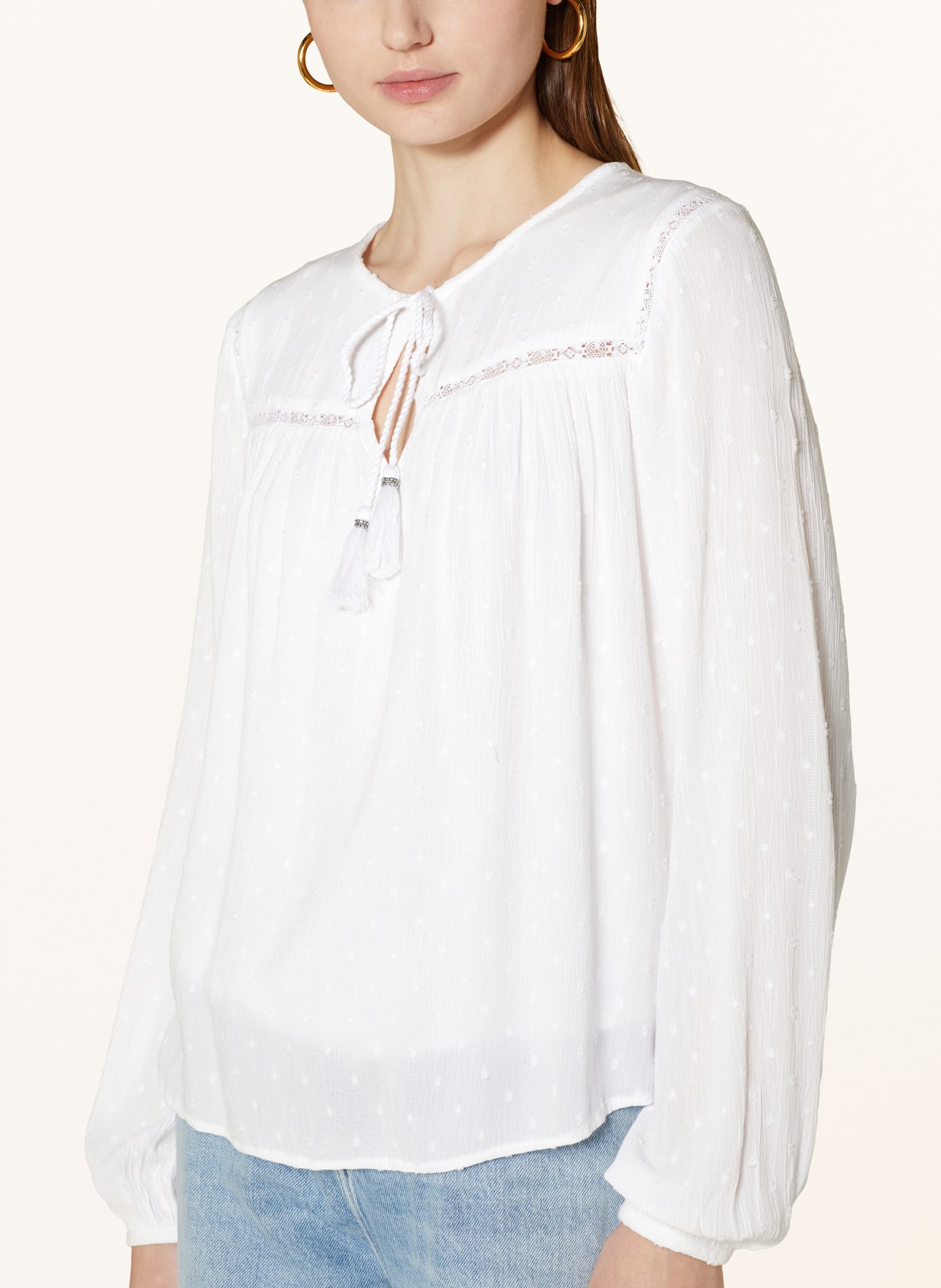 Pepe Jeans Shirt blouse ALANIS, Color: WHITE (Image 4)
