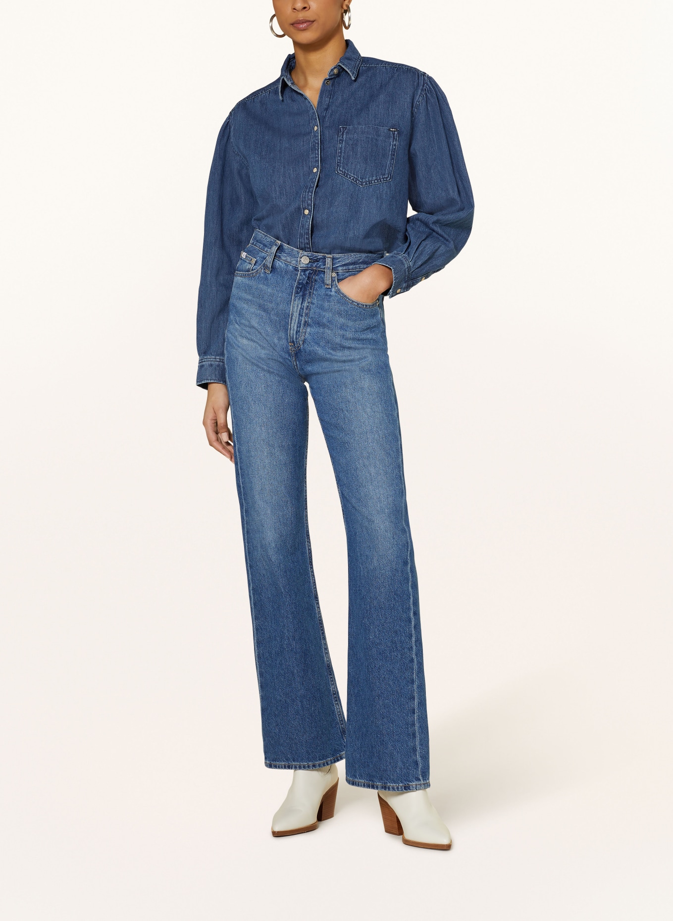 Pepe Jeans Bluzka jeansowa MILEY, Kolor: GRANATOWY (Obrazek 2)