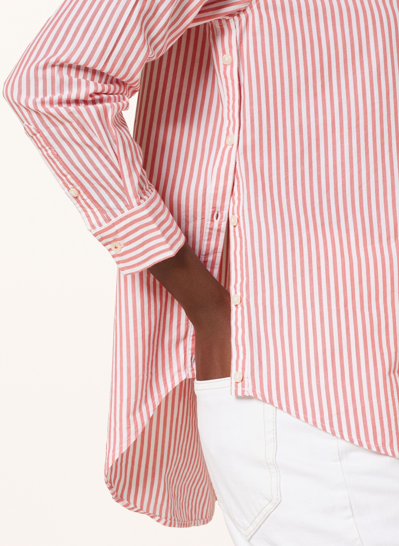 Pepe Jeans Shirt blouse BRYCE, Color: RED/ WHITE (Image 4)