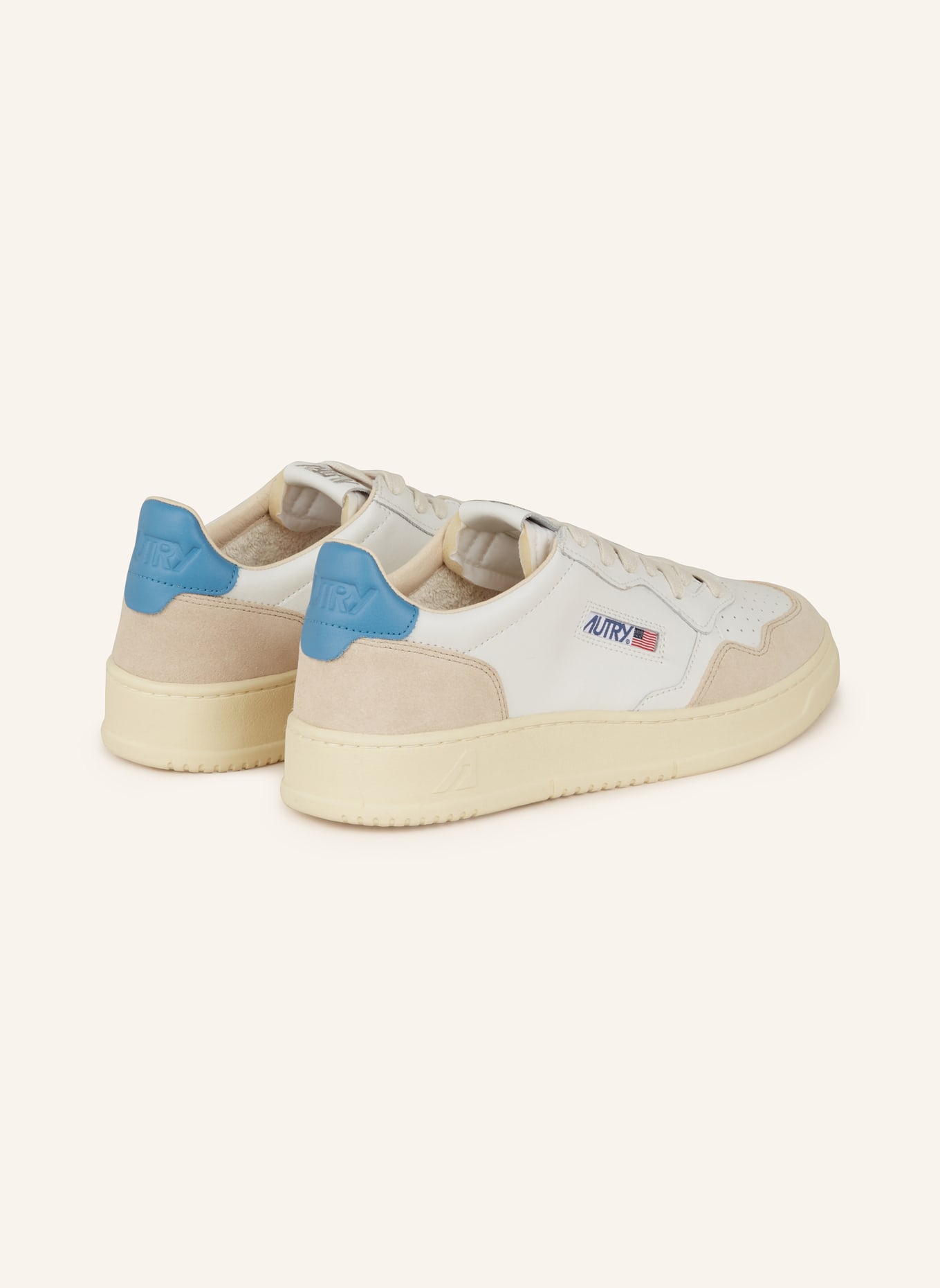 AUTRY Sneakers MEDALIST LOW, Color: WHITE/ BEIGE (Image 2)