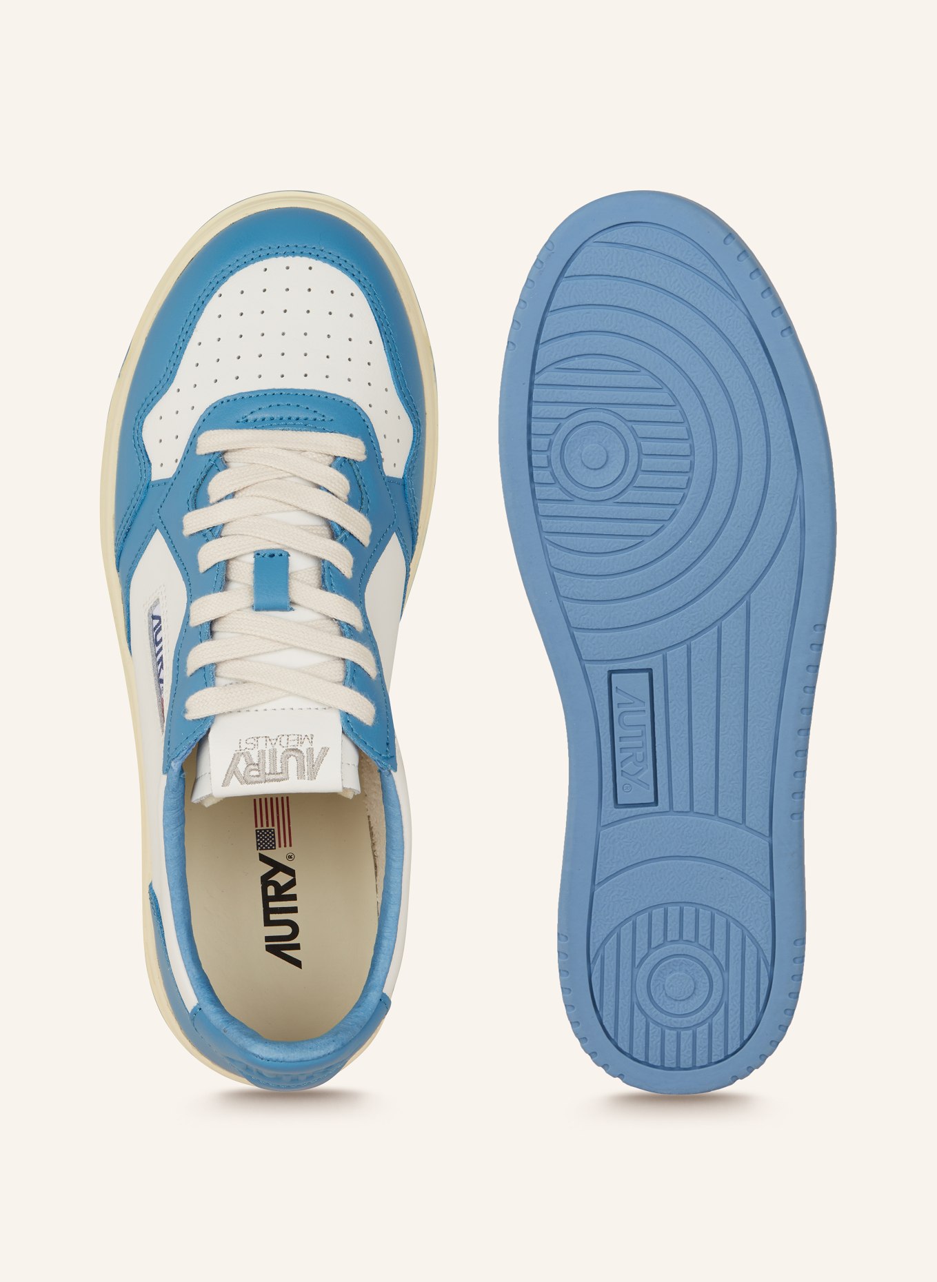 AUTRY Sneakers MEDALIST, Color: WHITE/ BLUE (Image 5)