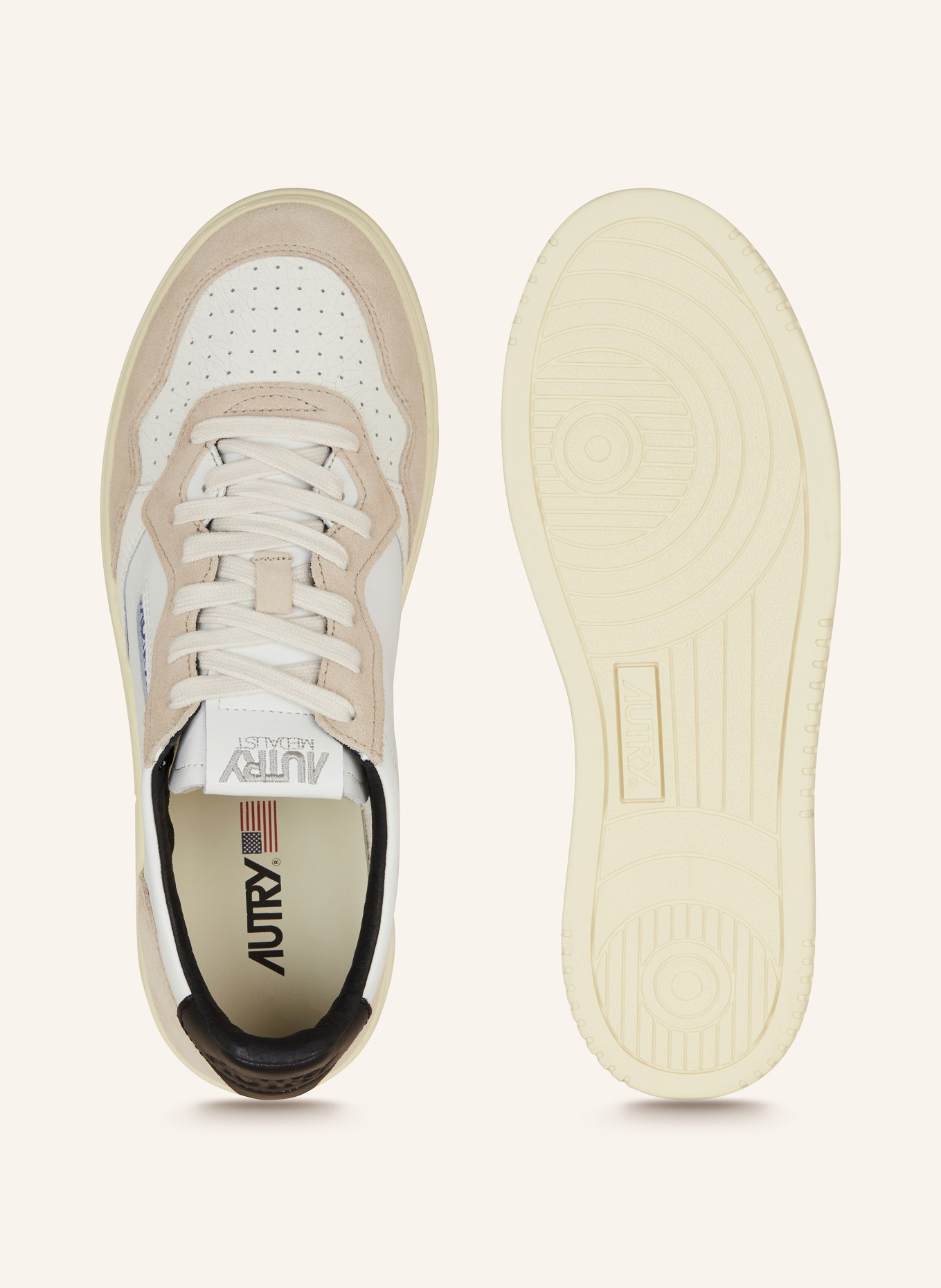 AUTRY Sneakers MEDALIST, Color: WHITE/ BEIGE (Image 5)