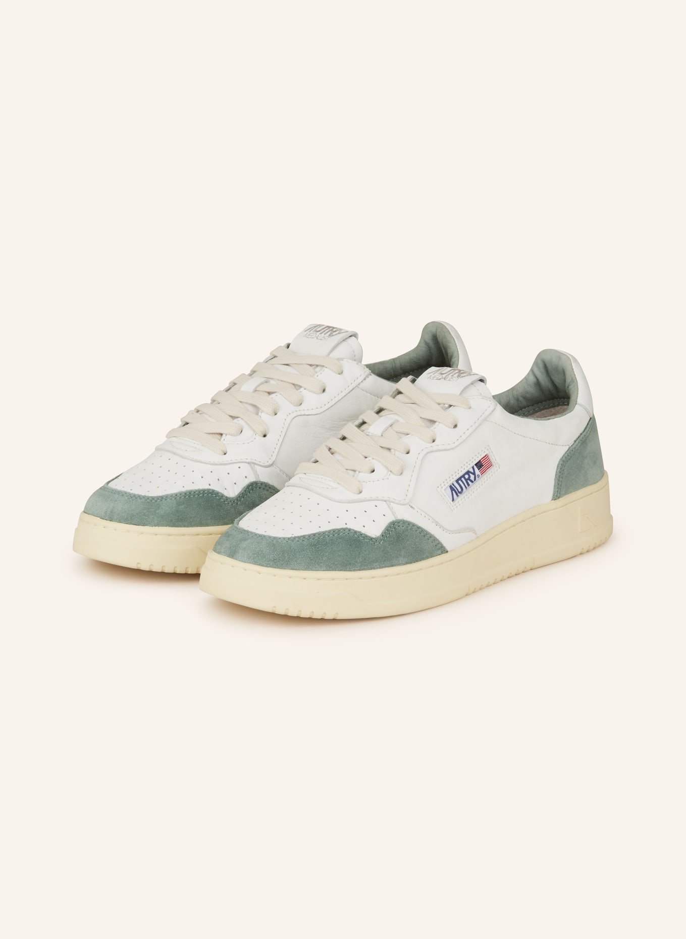 AUTRY Sneakers AUTRY 01, Color: WHITE/ GREEN (Image 1)