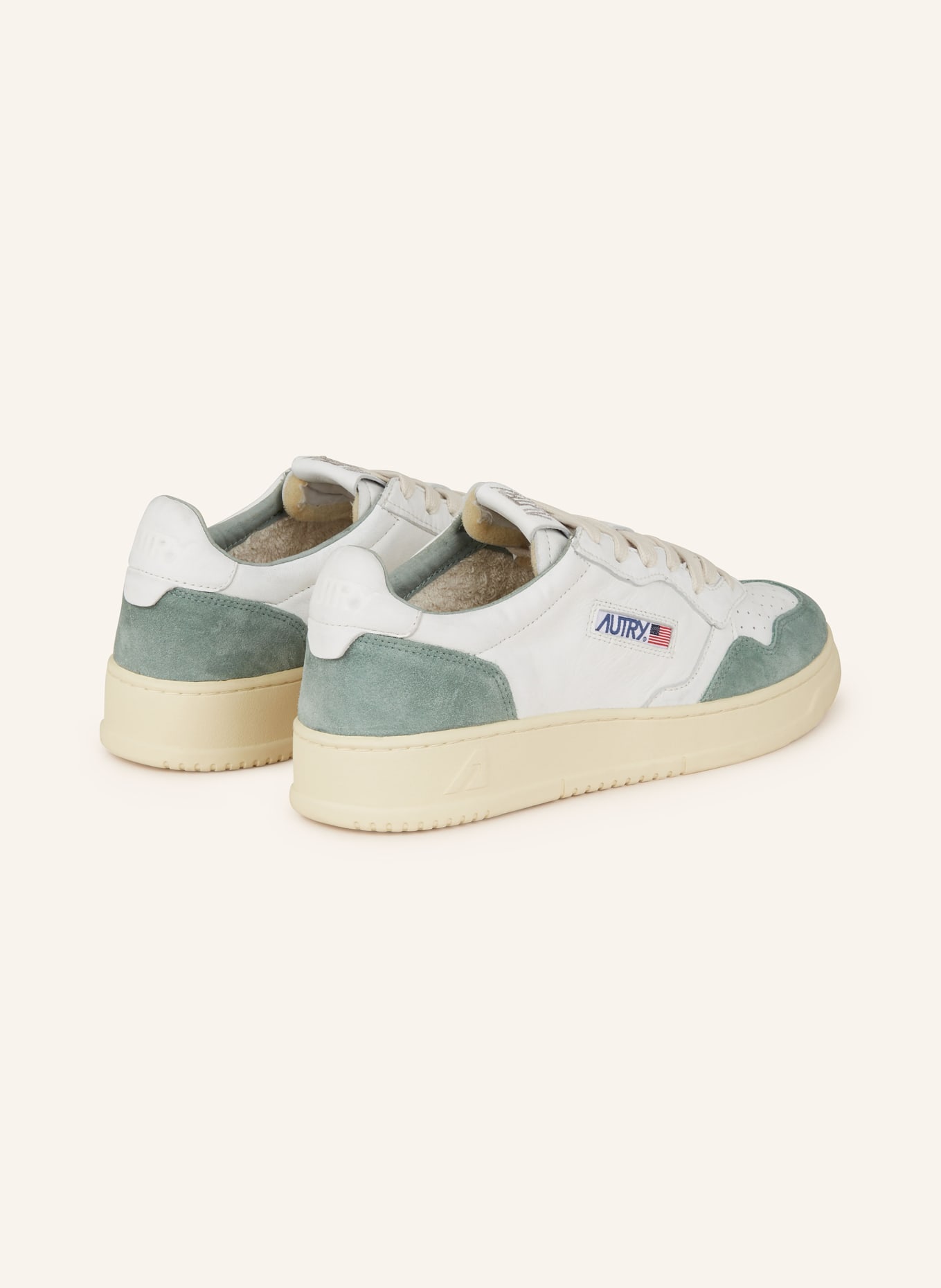 AUTRY Sneakers AUTRY 01, Color: WHITE/ GREEN (Image 2)