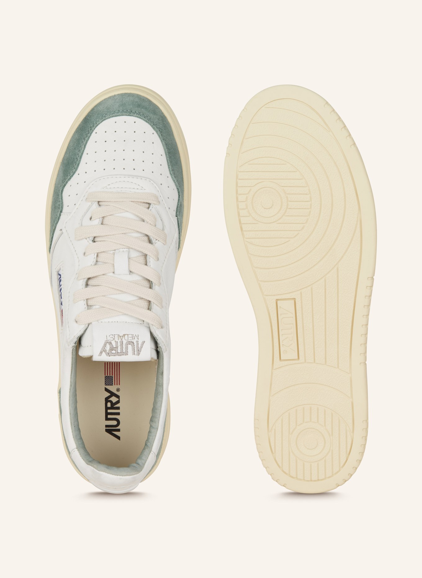 AUTRY Sneakers AUTRY 01, Color: WHITE/ GREEN (Image 5)