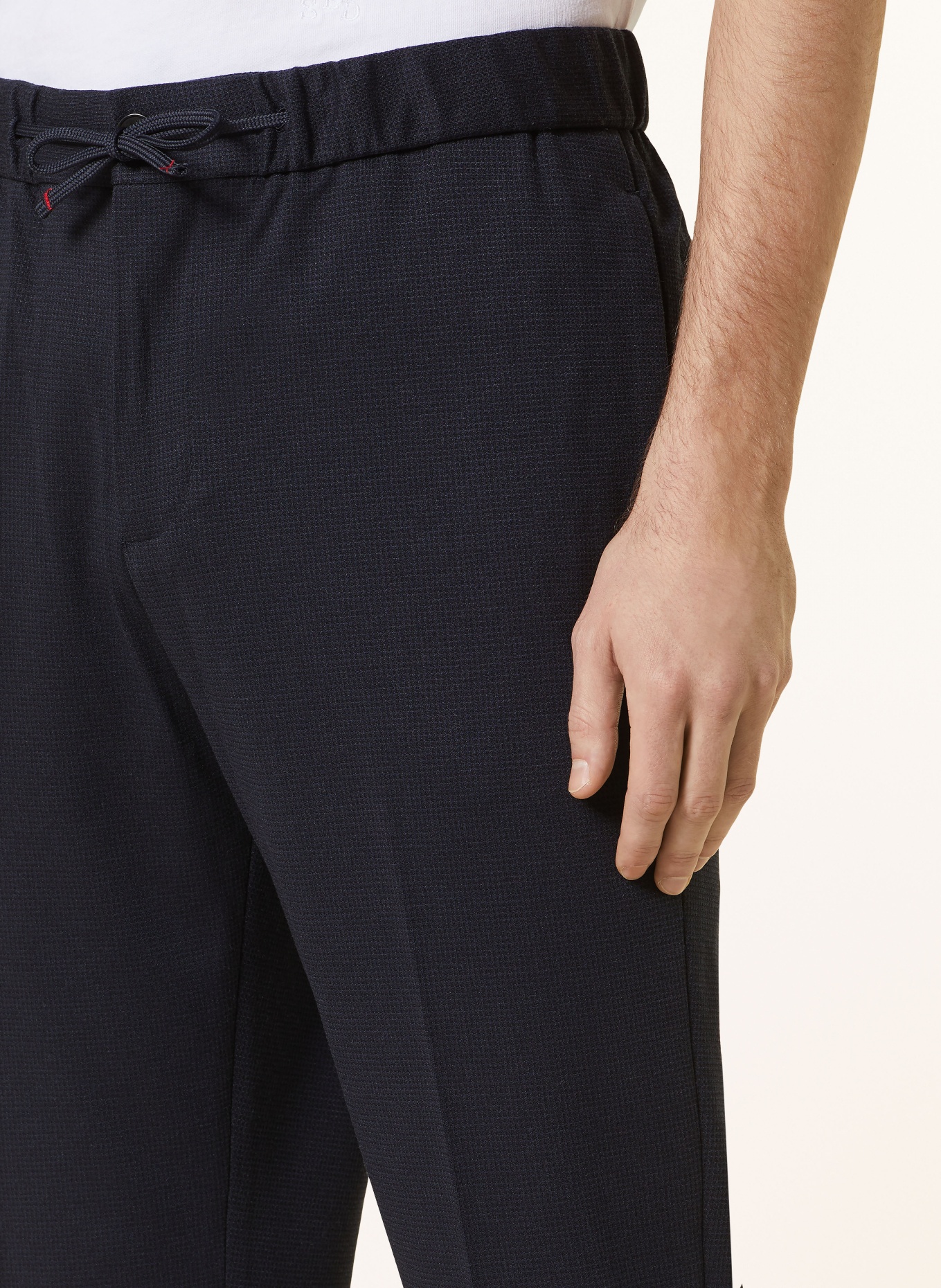 SCOTCH & SODA Spodnie FINCH w stylu dresowym regular tapered fit, Kolor: GRANATOWY (Obrazek 5)