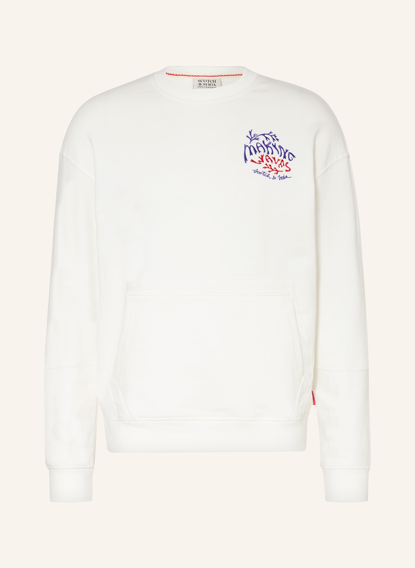 SCOTCH & SODA Sweatshirt, Color: WHITE (Image 1)