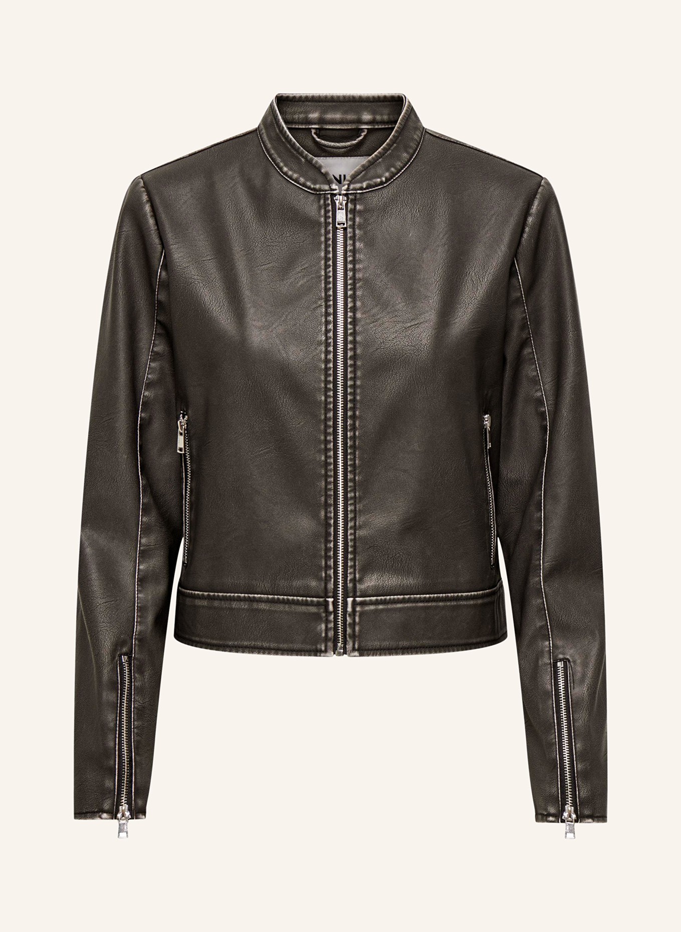 ONLY Jacket in leather look, Color: BLACK (Image 1)