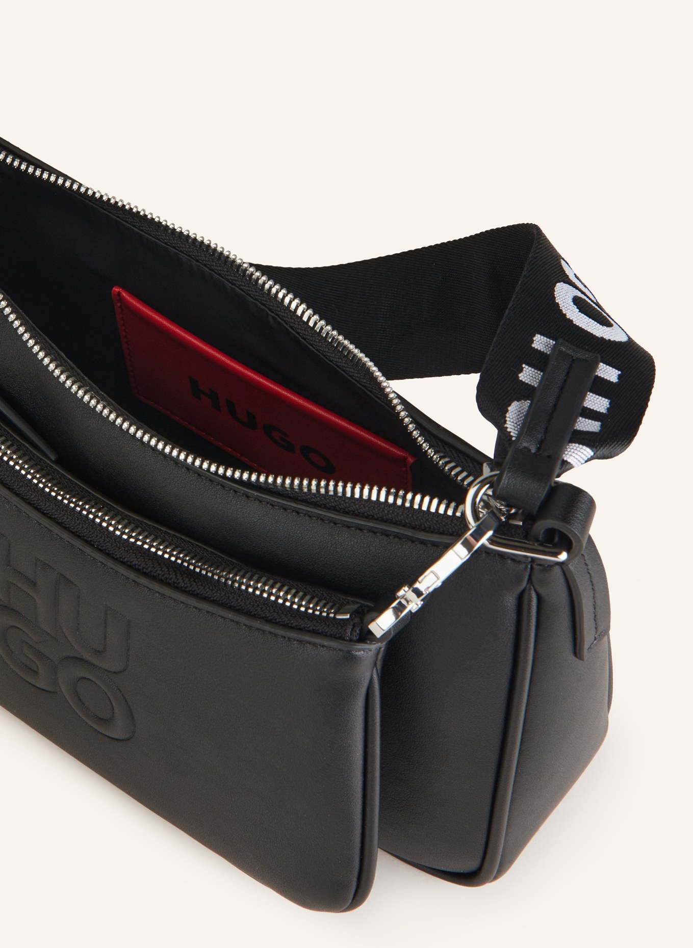 HUGO Crossbody bag BEL MULTI, Color: BLACK (Image 3)