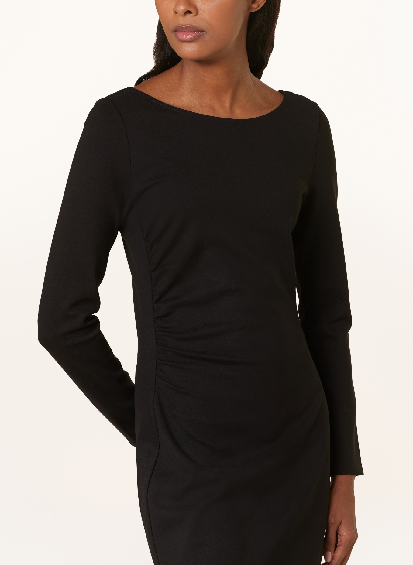 s.Oliver BLACK LABEL Sheath dress in jersey, Color: BLACK (Image 4)