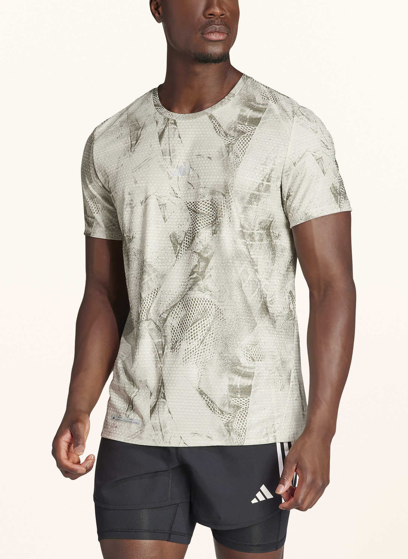adidas T-Shirt ULTIMATE, Farbe: KHAKI/ OLIV (Bild 2)