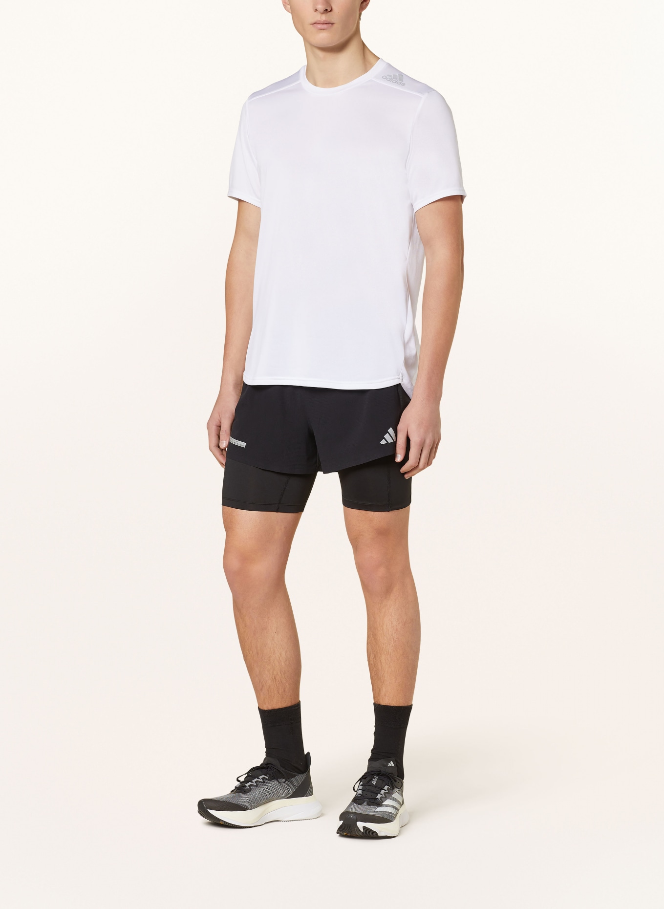 adidas 2-in-1 running shorts ULTIMATEADIDAS, Color: BLACK (Image 2)