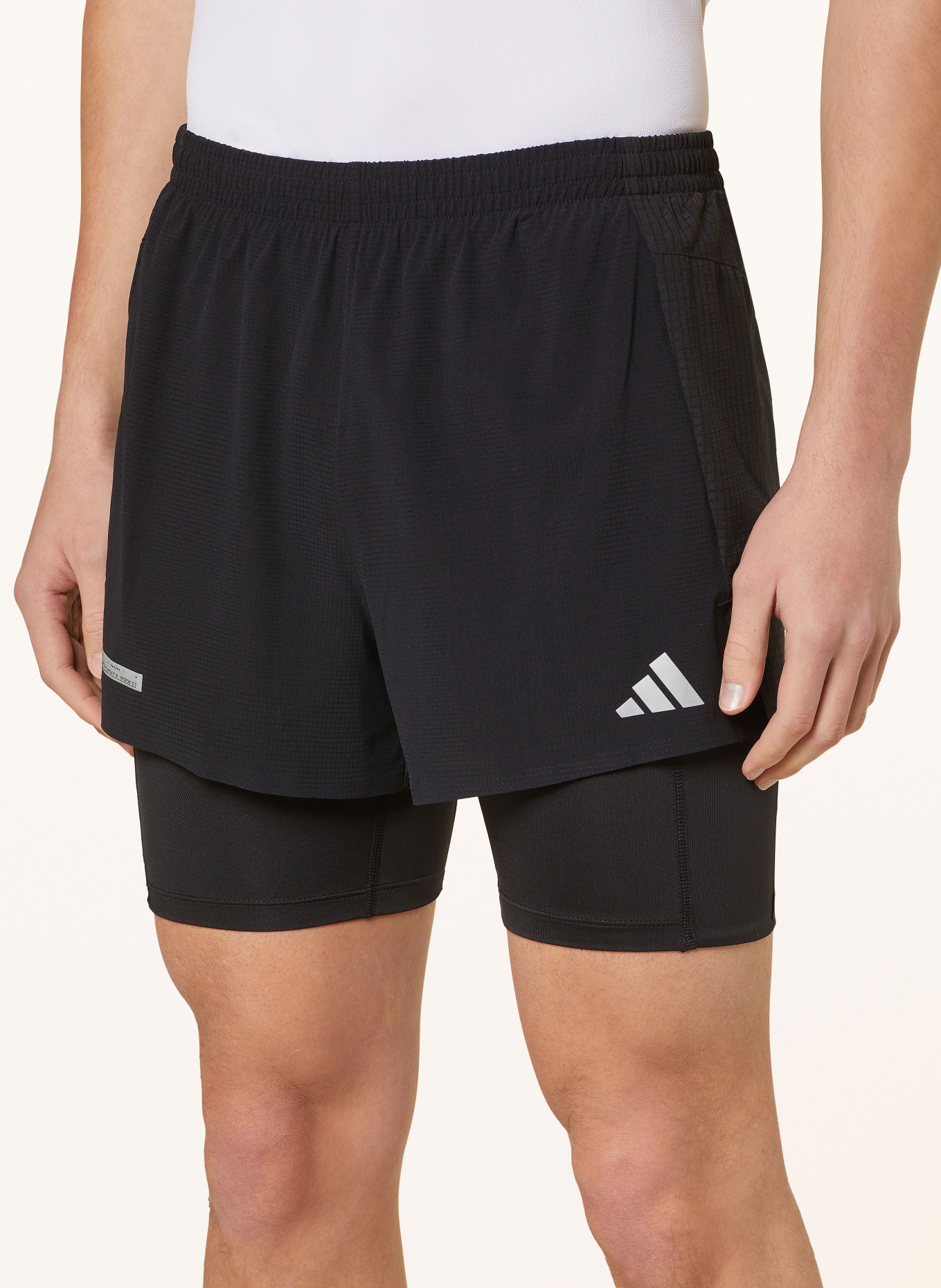 adidas 2-in-1 running shorts ULTIMATEADIDAS, Color: BLACK (Image 5)