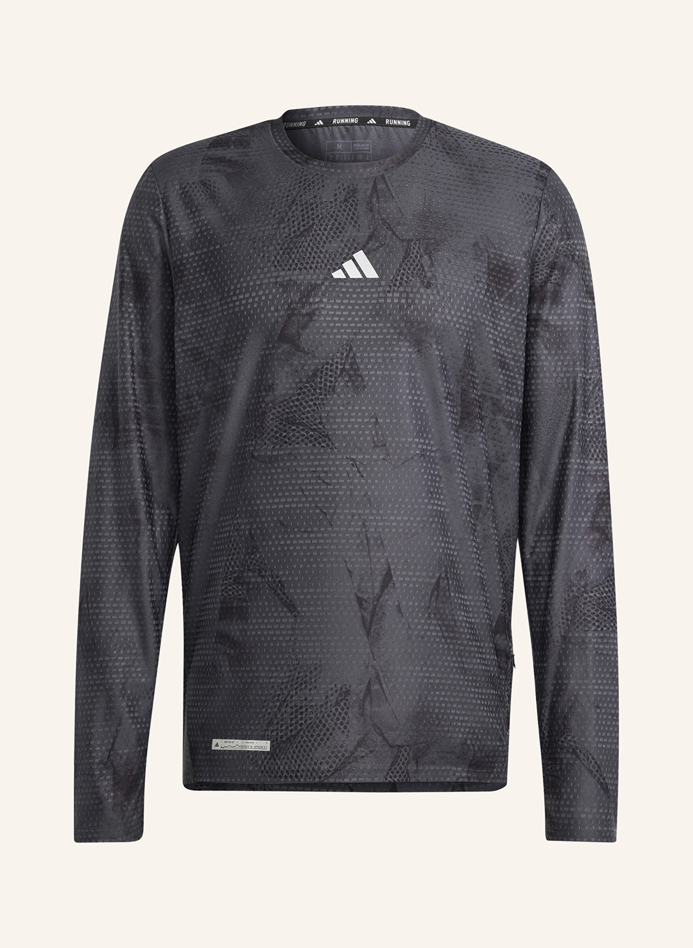 adidas Running shirt ULTIMATE, Color: DARK GRAY/ BLACK (Image 1)