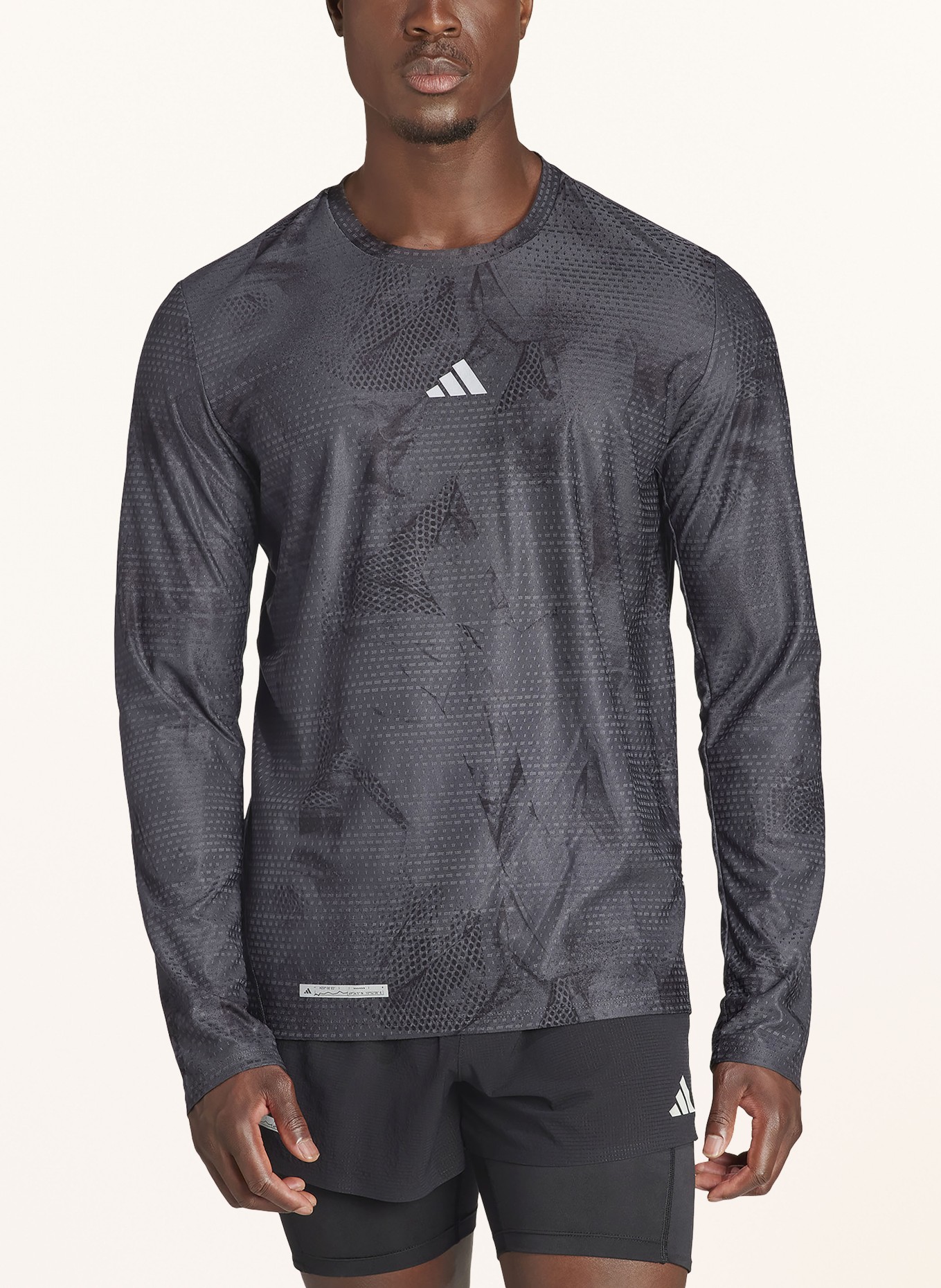 adidas Running shirt ULTIMATE, Color: DARK GRAY/ BLACK (Image 2)