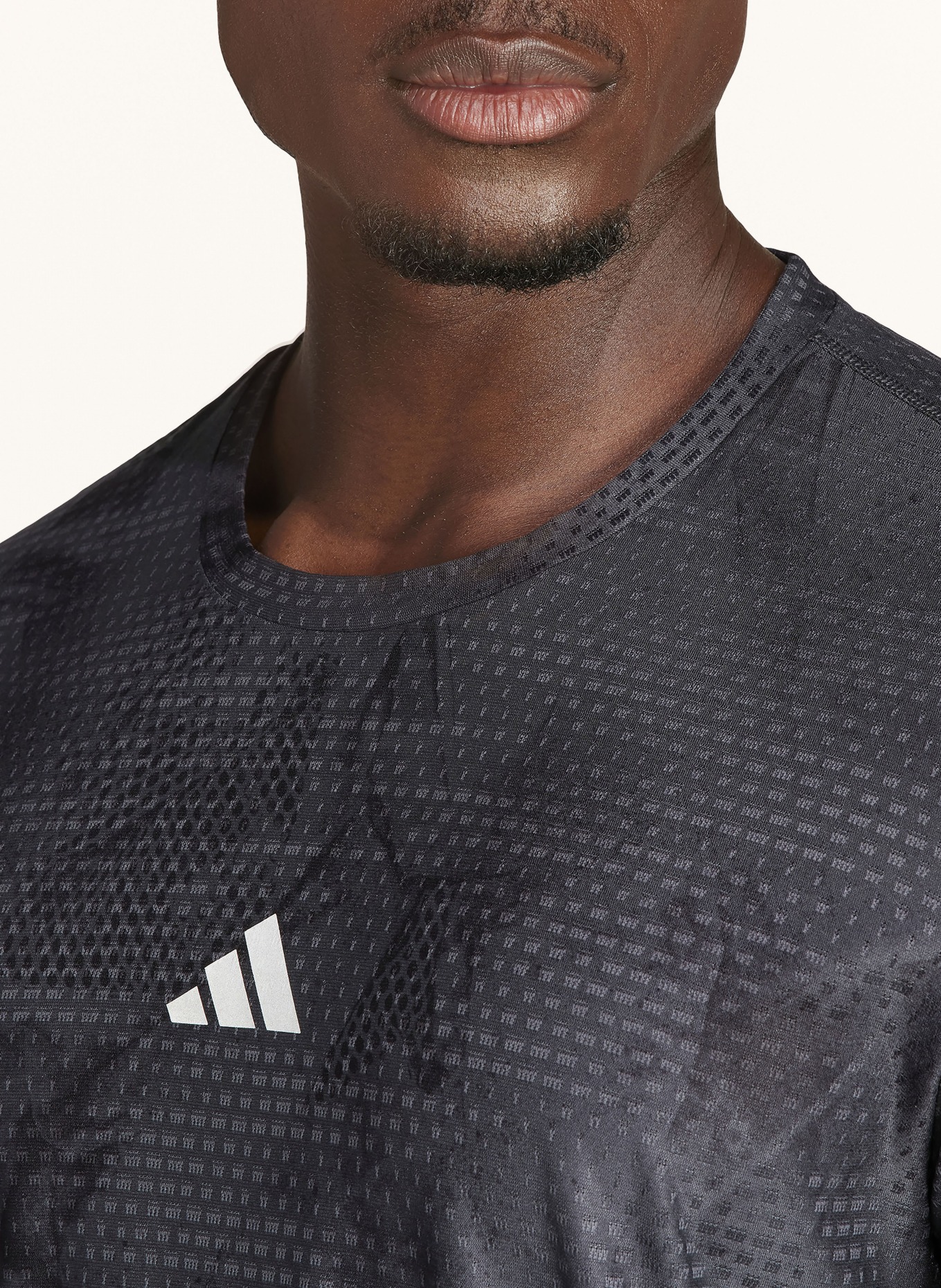 adidas Running shirt ULTIMATE, Color: DARK GRAY/ BLACK (Image 4)