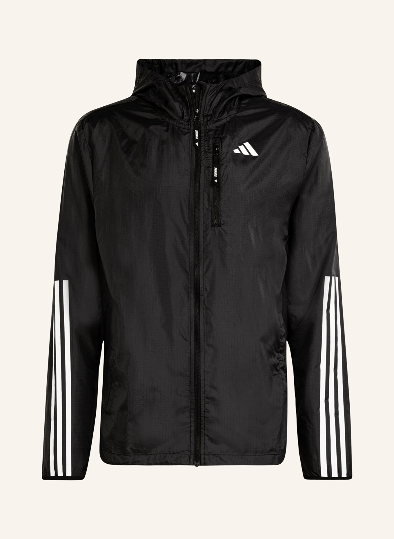 adidas Running jacket OWN THE RUN, Color: BLACK (Image 1)