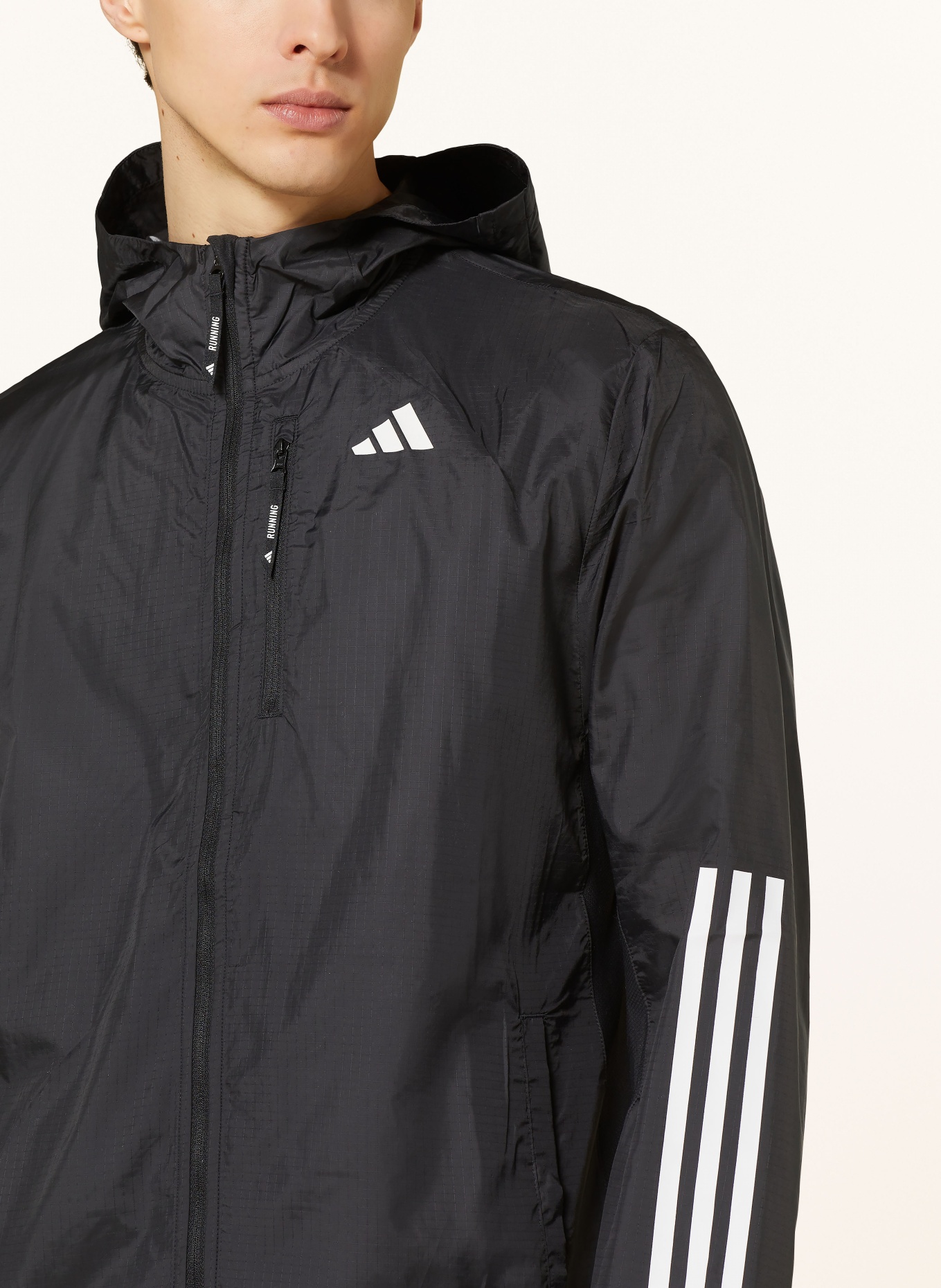 adidas Running jacket OWN THE RUN, Color: BLACK (Image 5)